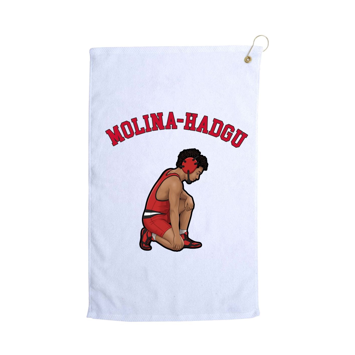 Golf Towel — Shirsey Arch in White
