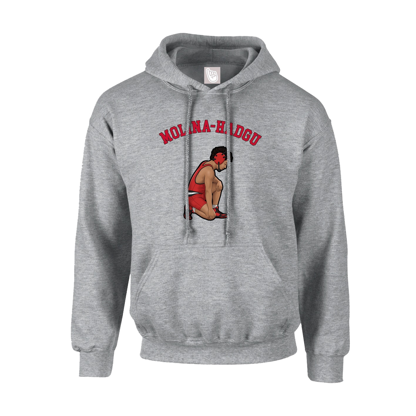 Youth Hoodie — Shirsey Arch in Grey