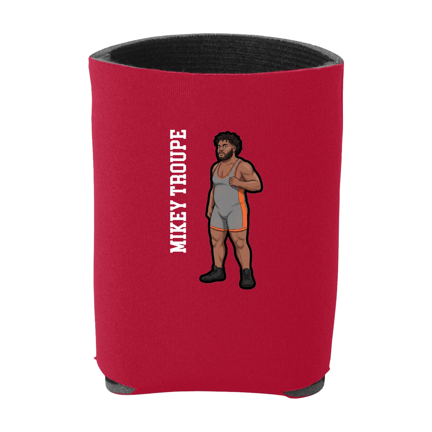 Can Holder — Name Vertical in Red