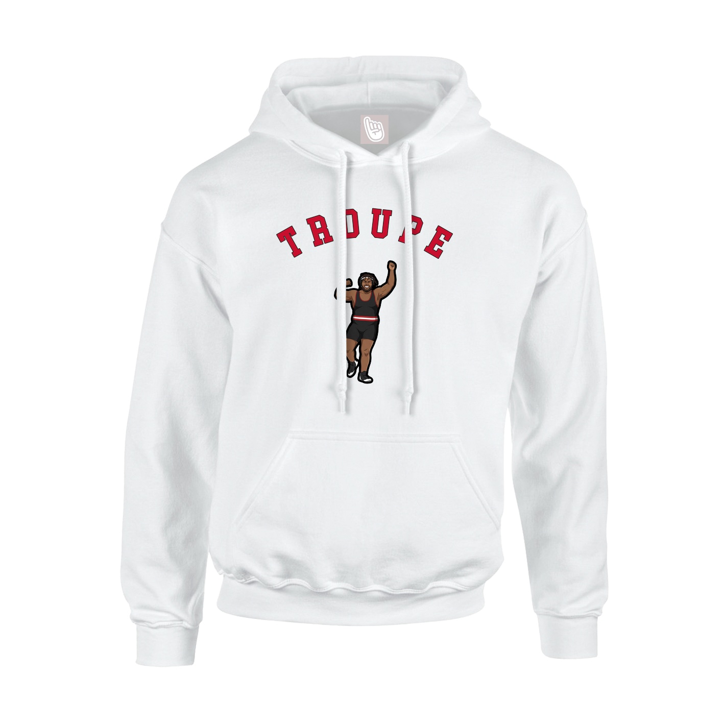 Hoodie — Shirsey Arch in White
