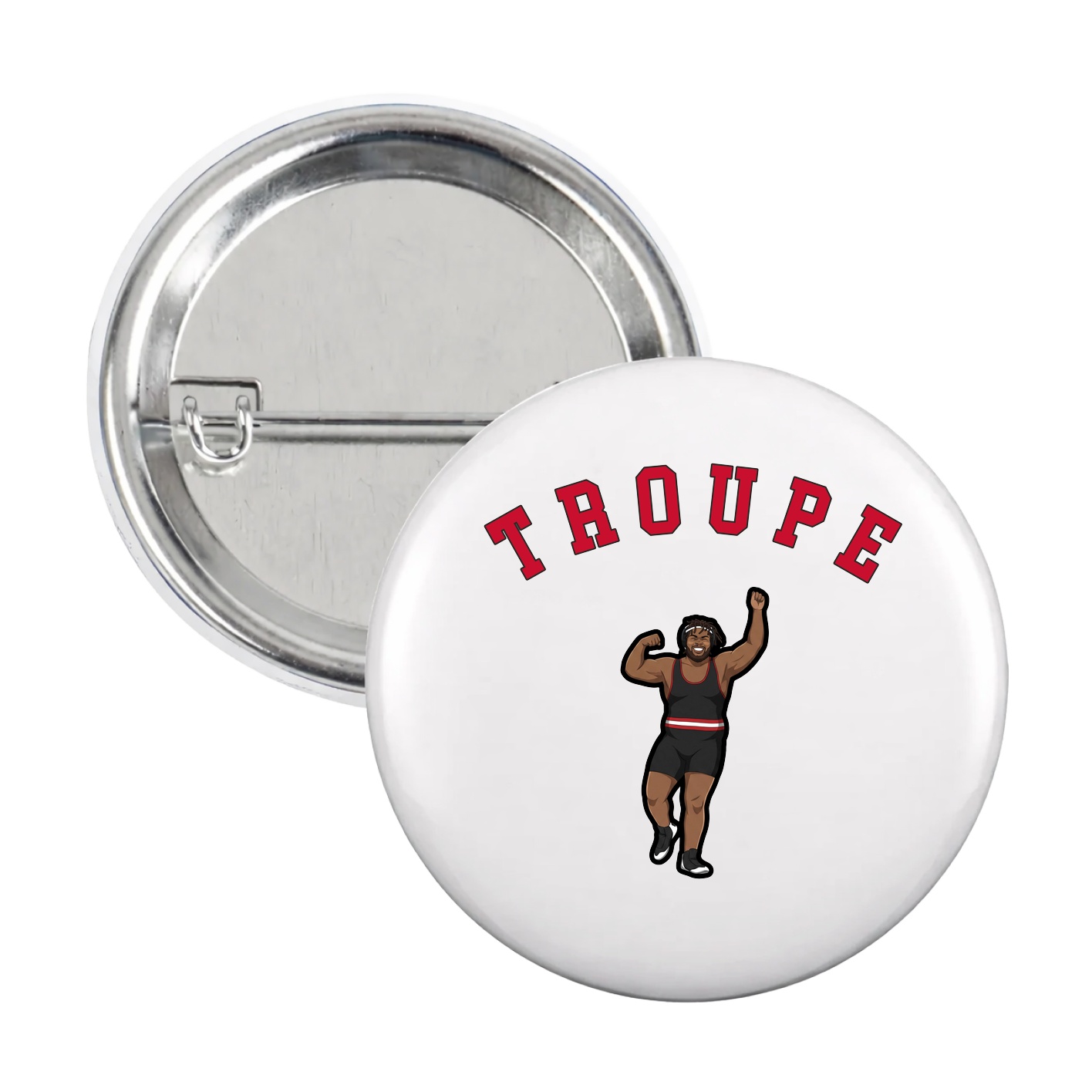 Game Day Button — Shirsey Arch in White