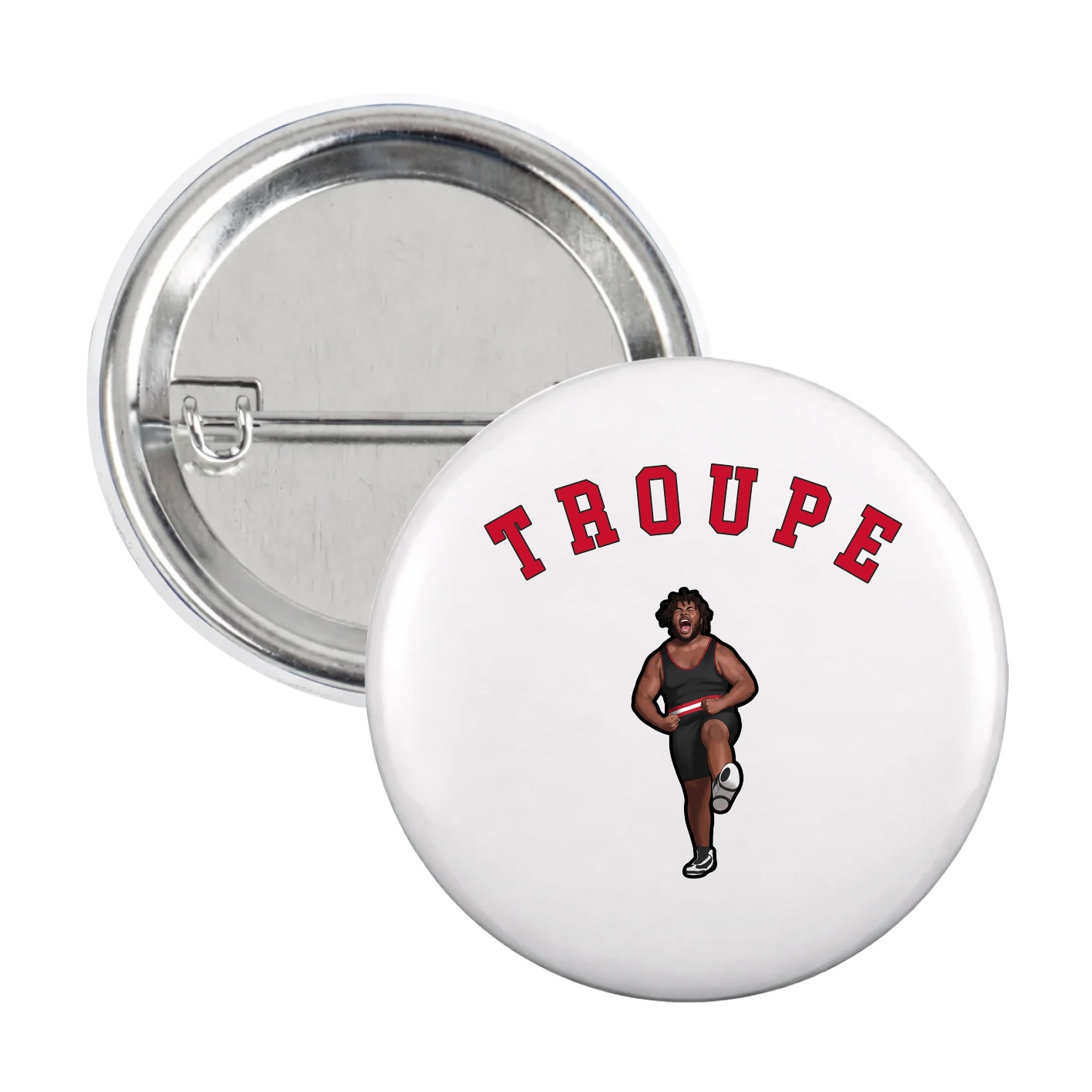 Game Day Button — Shirsey Arch in White