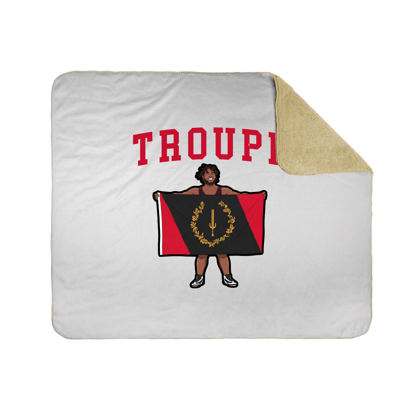 Throw Blanket — Shirsey in White