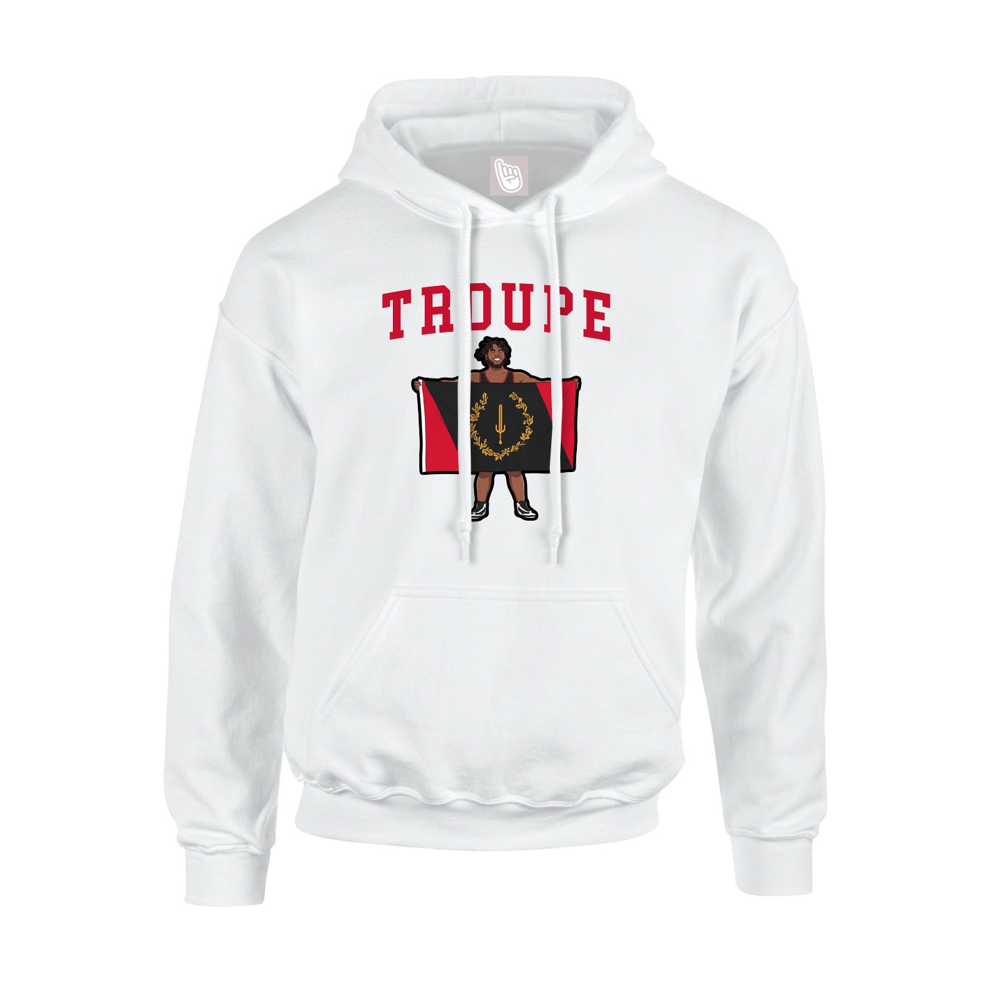 Youth Hoodie — Shirsey in White