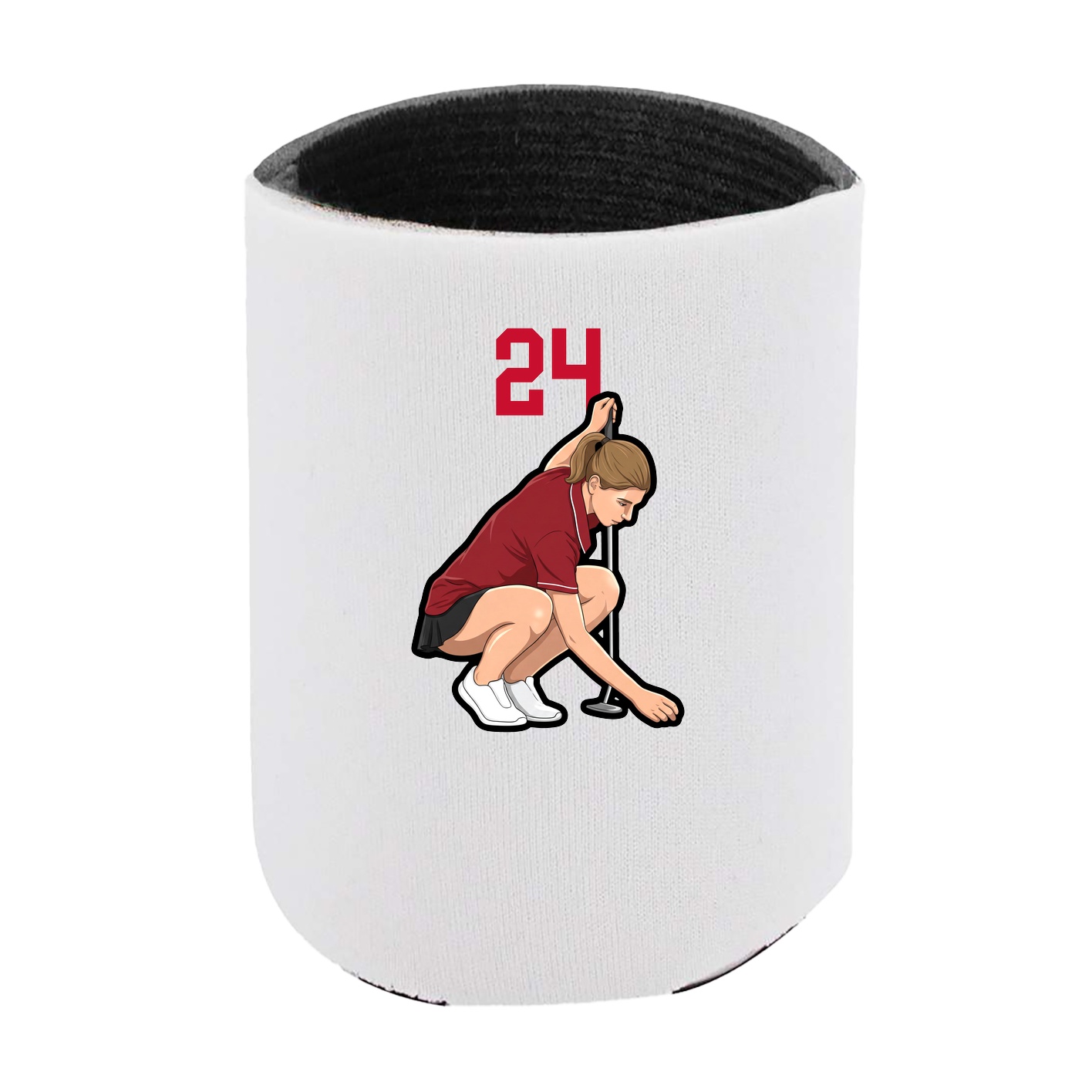 Can Holder — Number Top in White