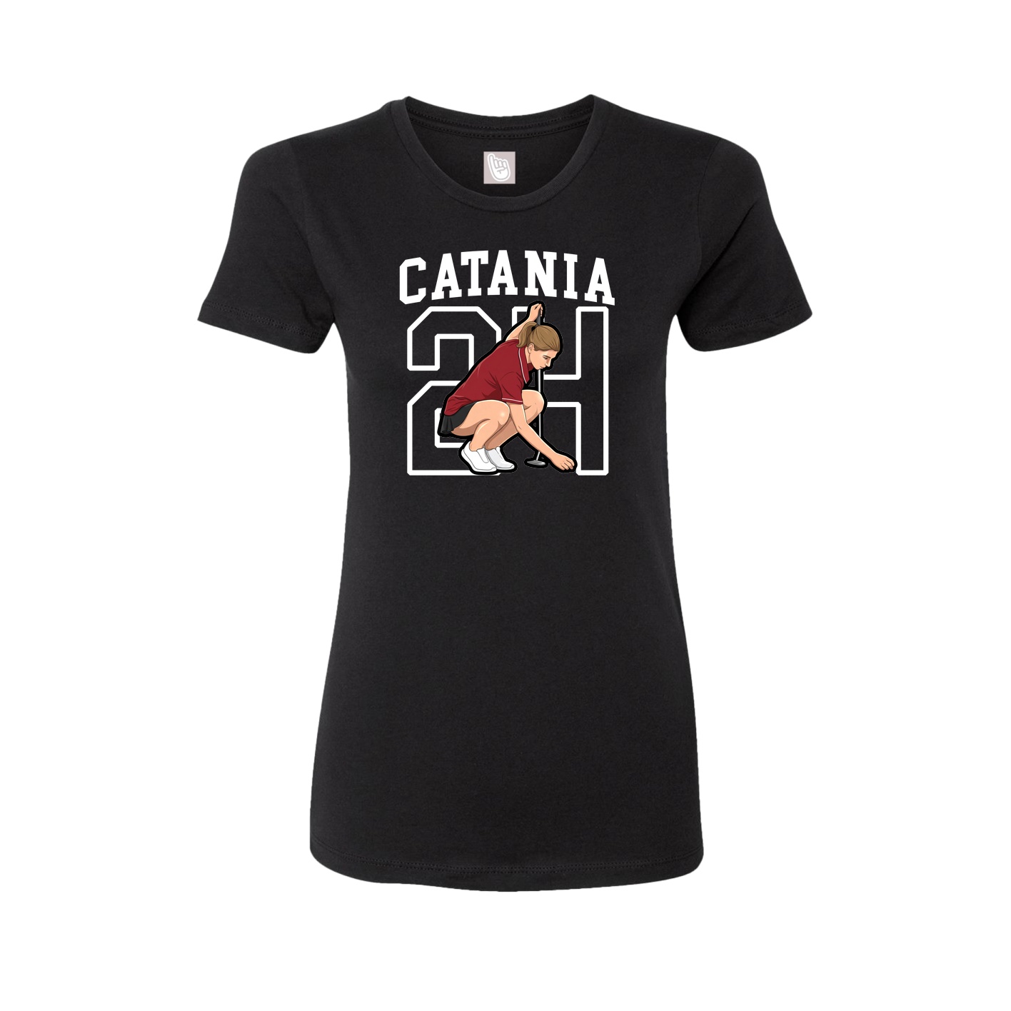 Fitted Women's Tee — Shirsey in Black