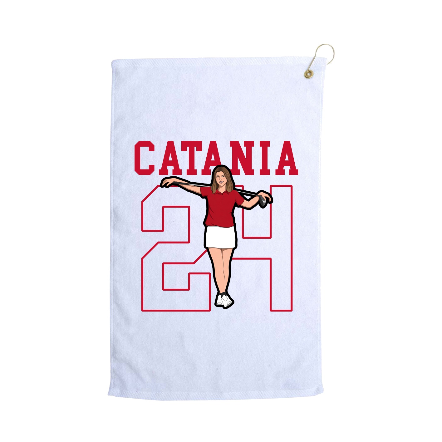 Golf Towel — Shirsey in White