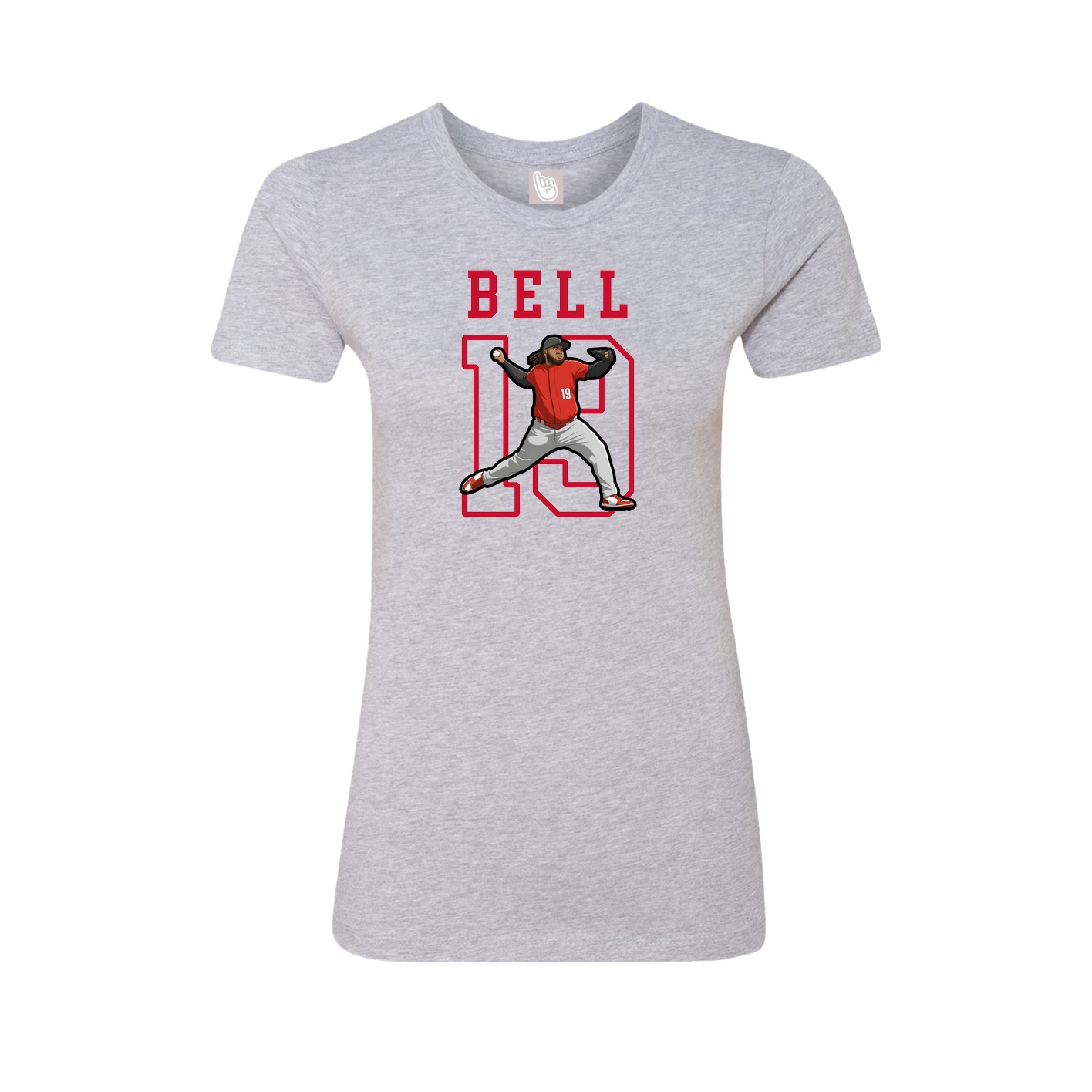 Fitted Women's Tee — Shirsey in Grey