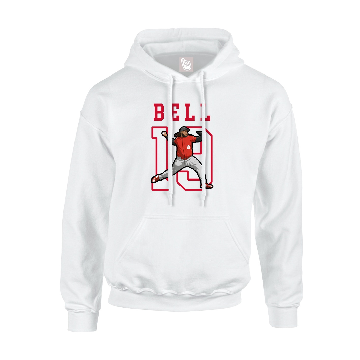 Hoodie — Shirsey in White