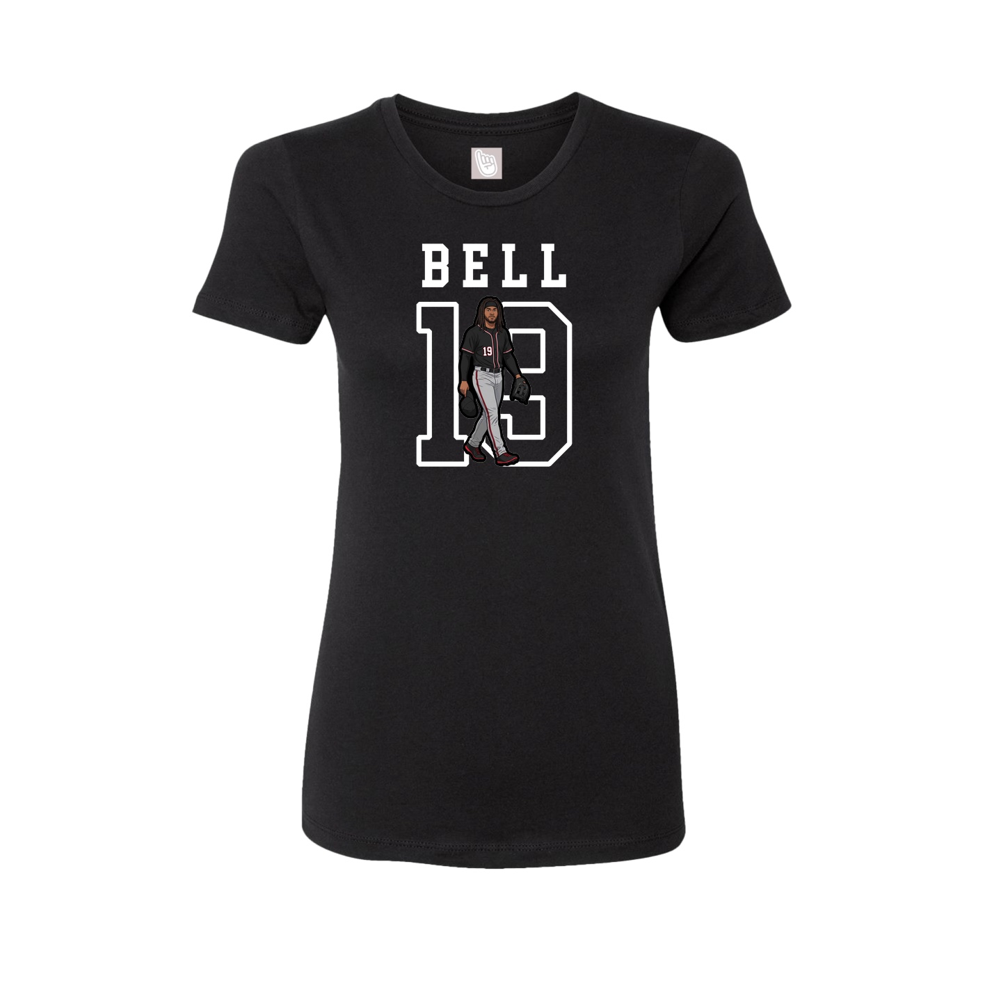 Fitted Women's Tee — Shirsey in Black