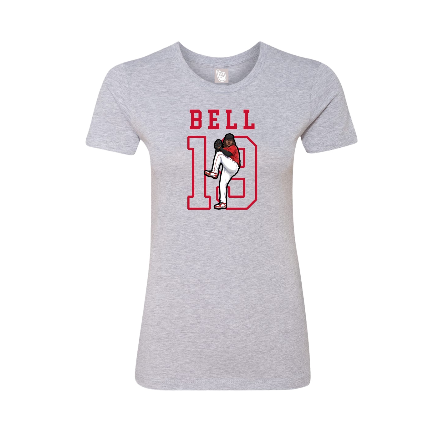 Fitted Women's Tee — Shirsey in Grey
