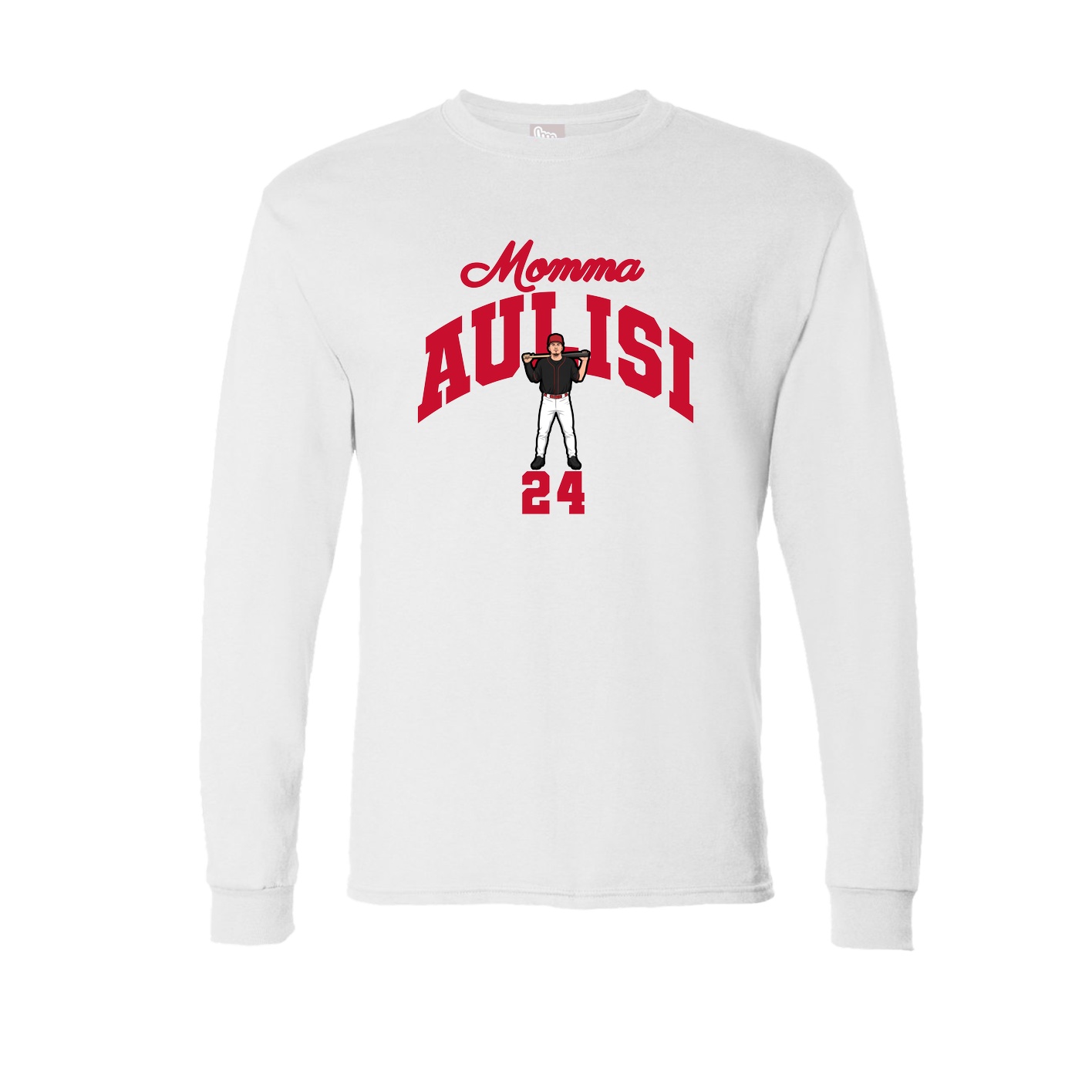 Long Sleeve Tee — Mothers Day Arch in White