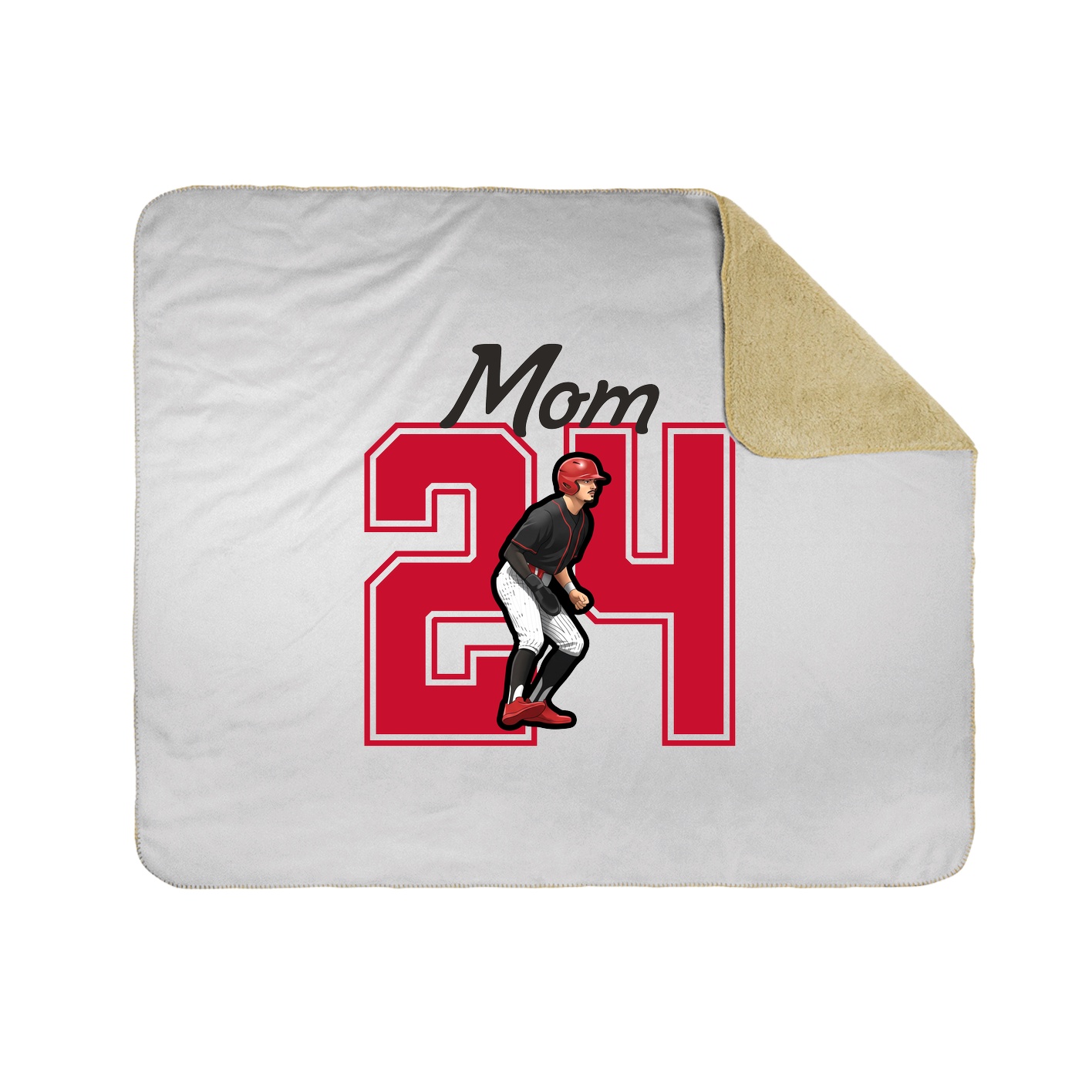 Throw Blanket — Mothers Day Shirsey in White