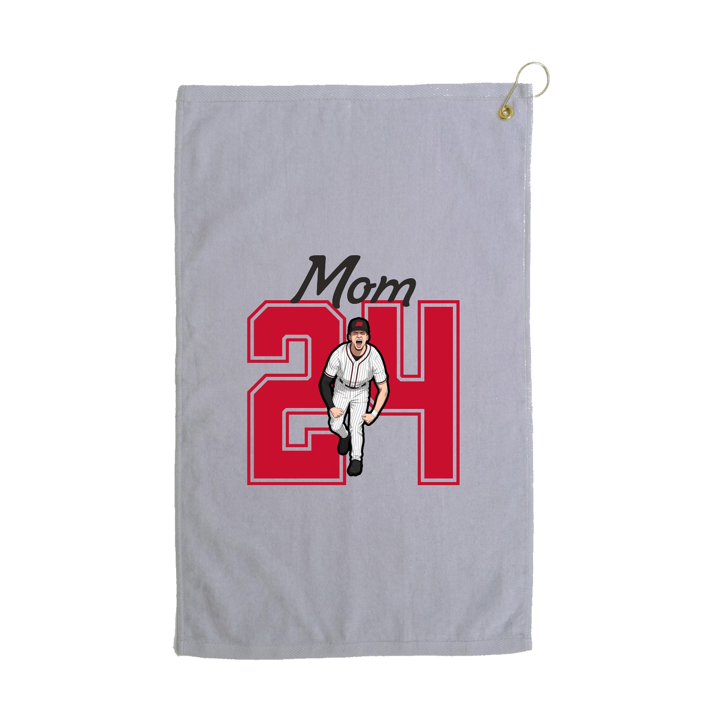 Golf Towel — Mothers Day Shirsey in Grey