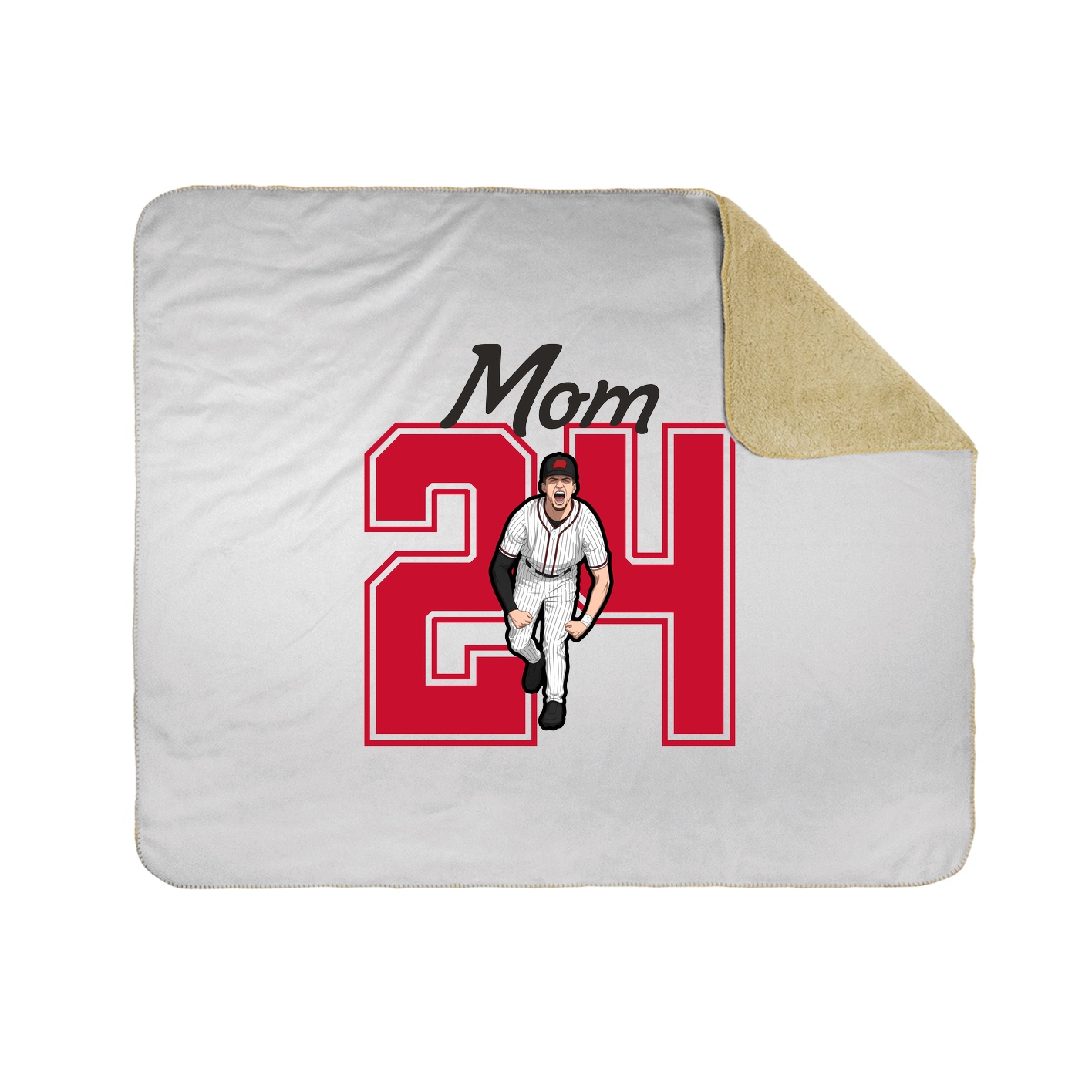 Throw Blanket — Mothers Day Shirsey in White
