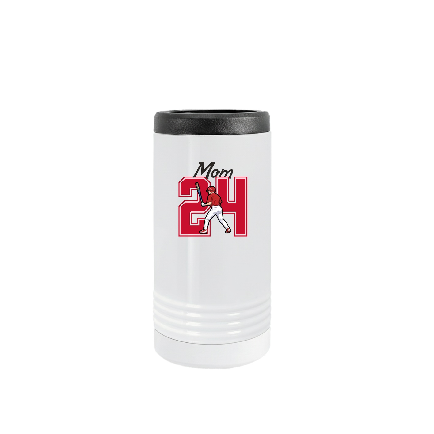 Slim Beverage Holder — Mothers Day Shirsey in White