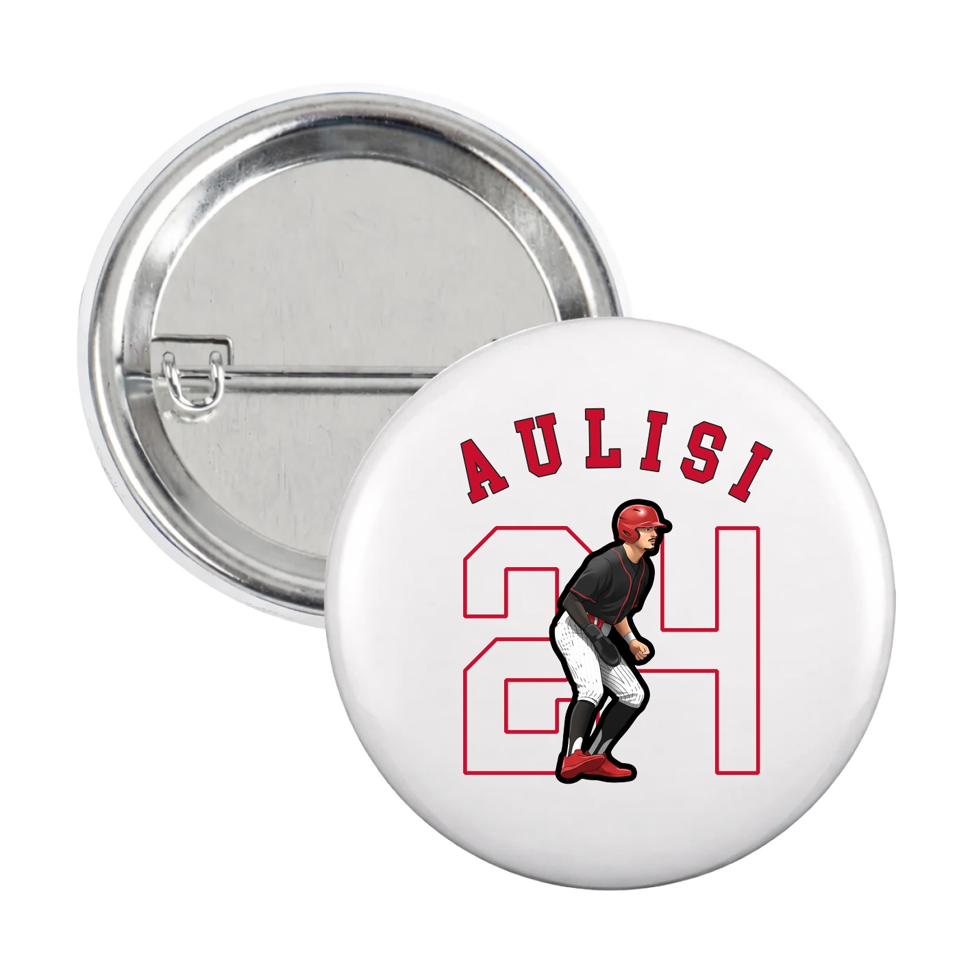 Game Day Button — Shirsey Arch in White