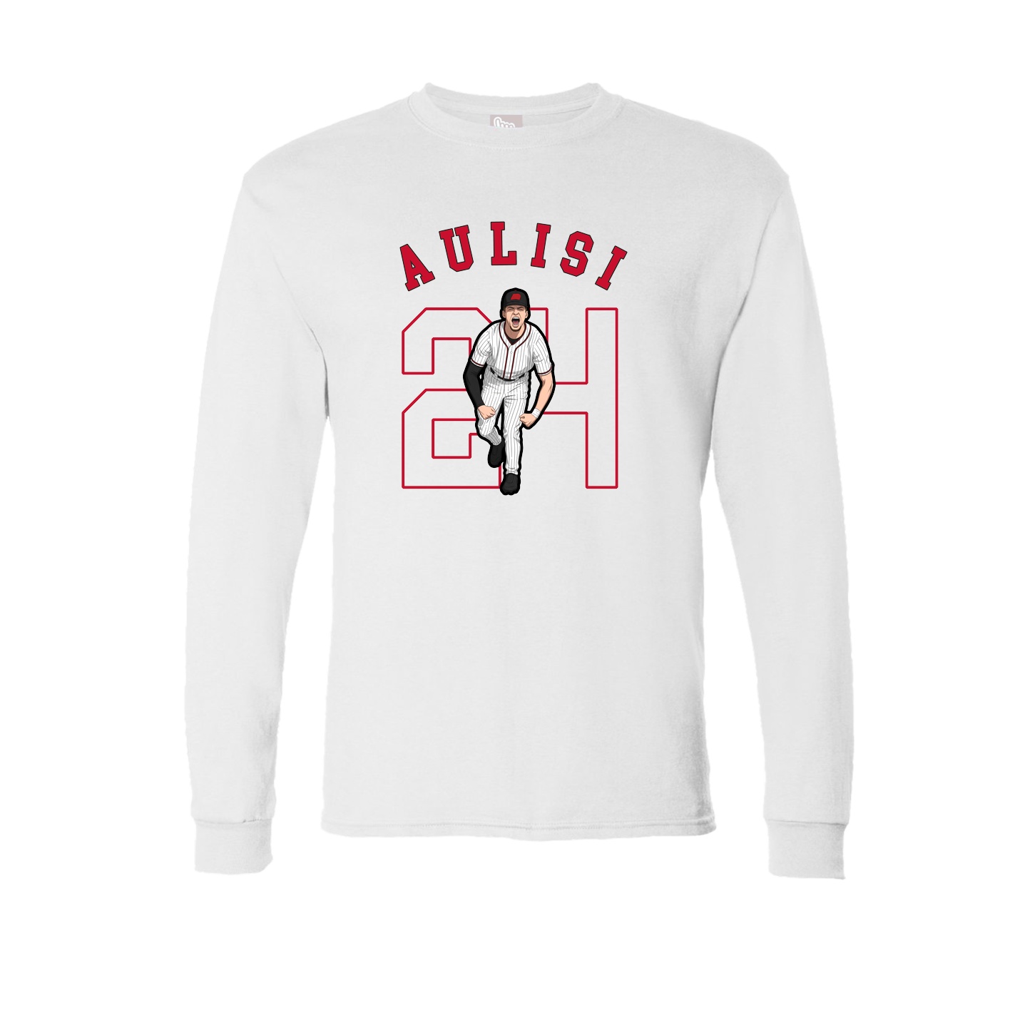 Long Sleeve Tee — Shirsey Arch in White