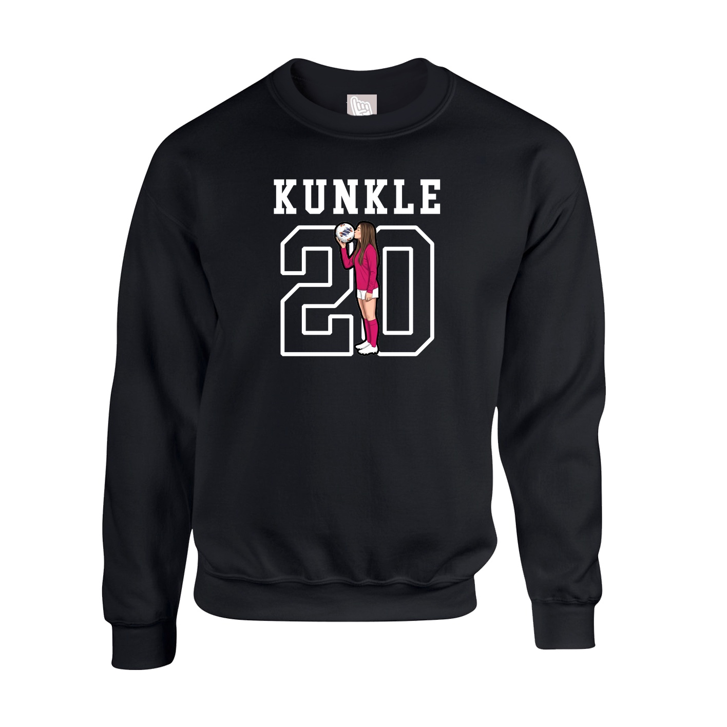 Fleece Crew — Shirsey in Black