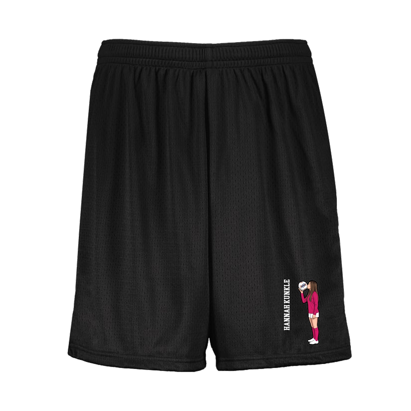 Shorts — Name Vertical in Black