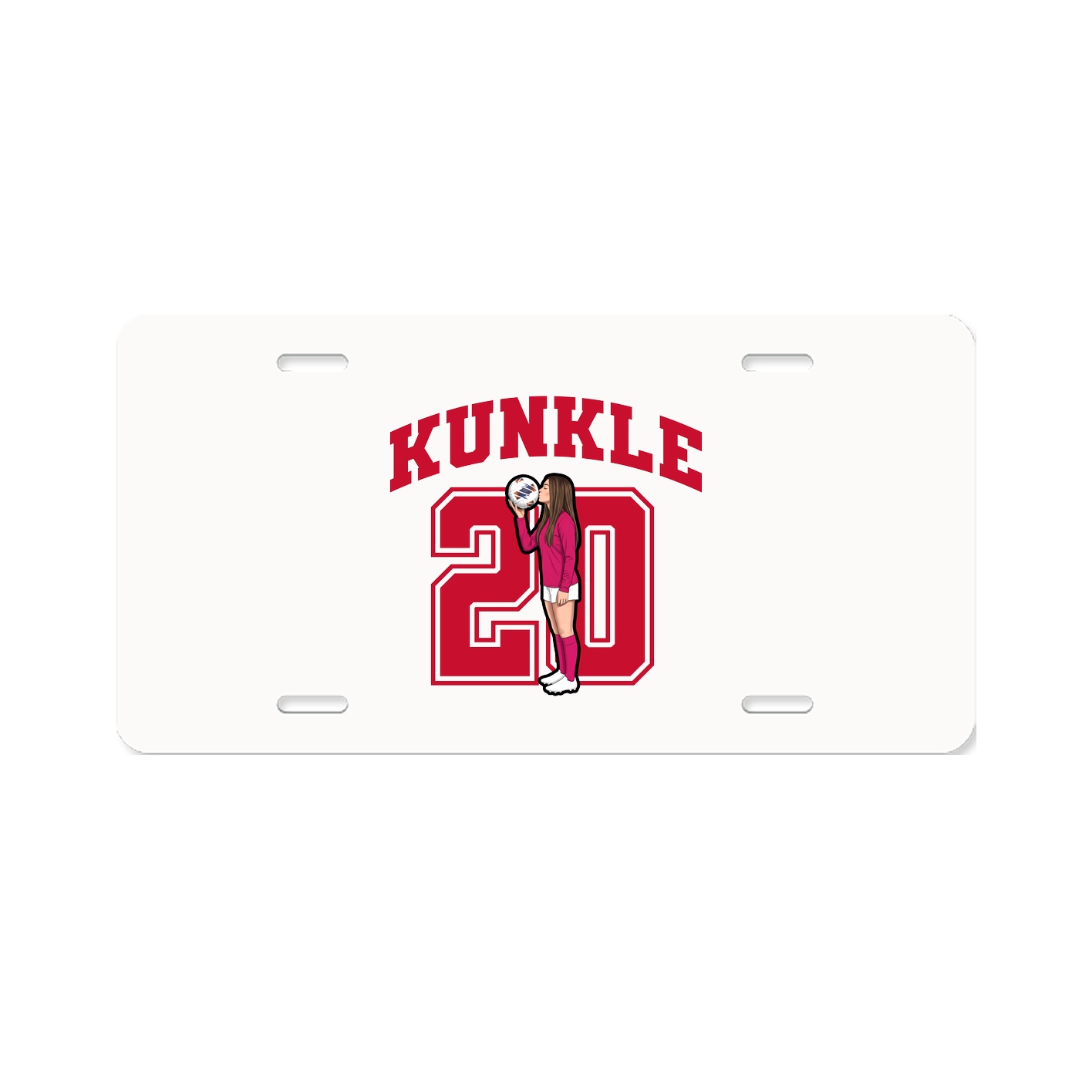 License Plate — Number in Classic