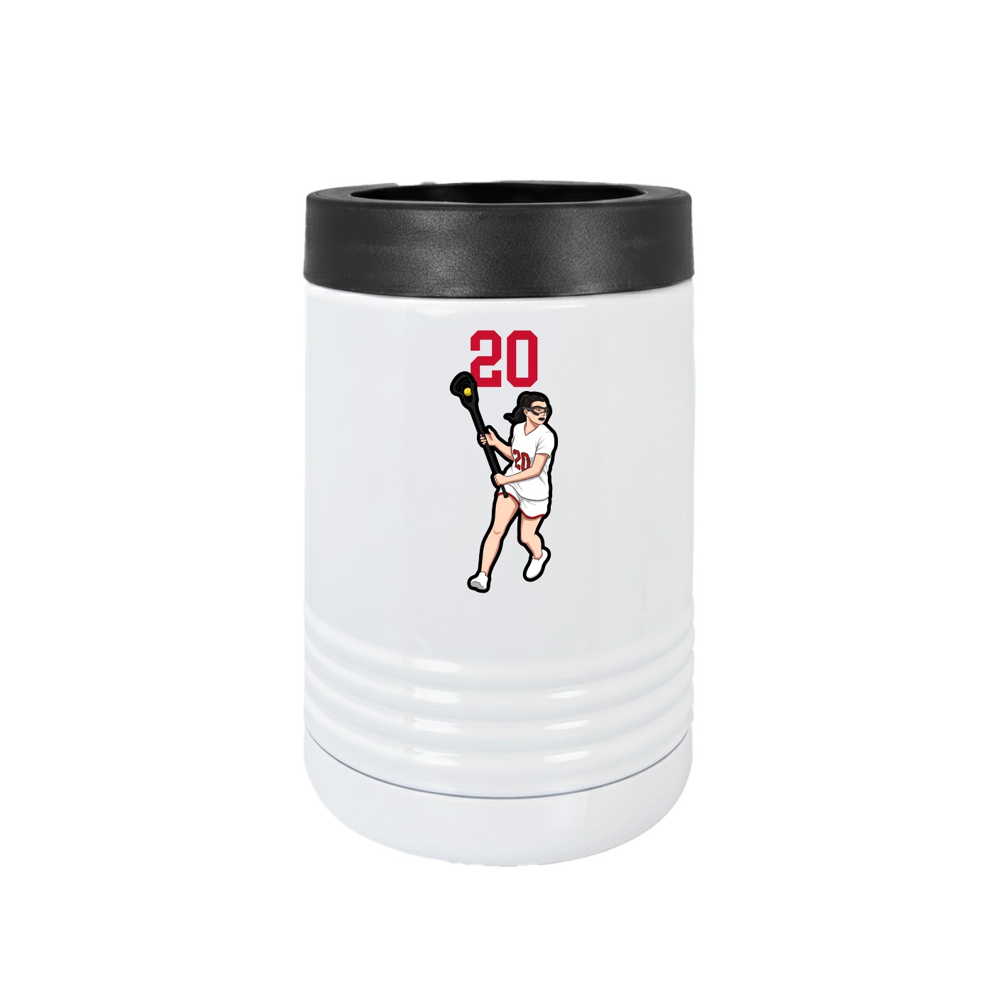 Beverage Holder — Number Top in White