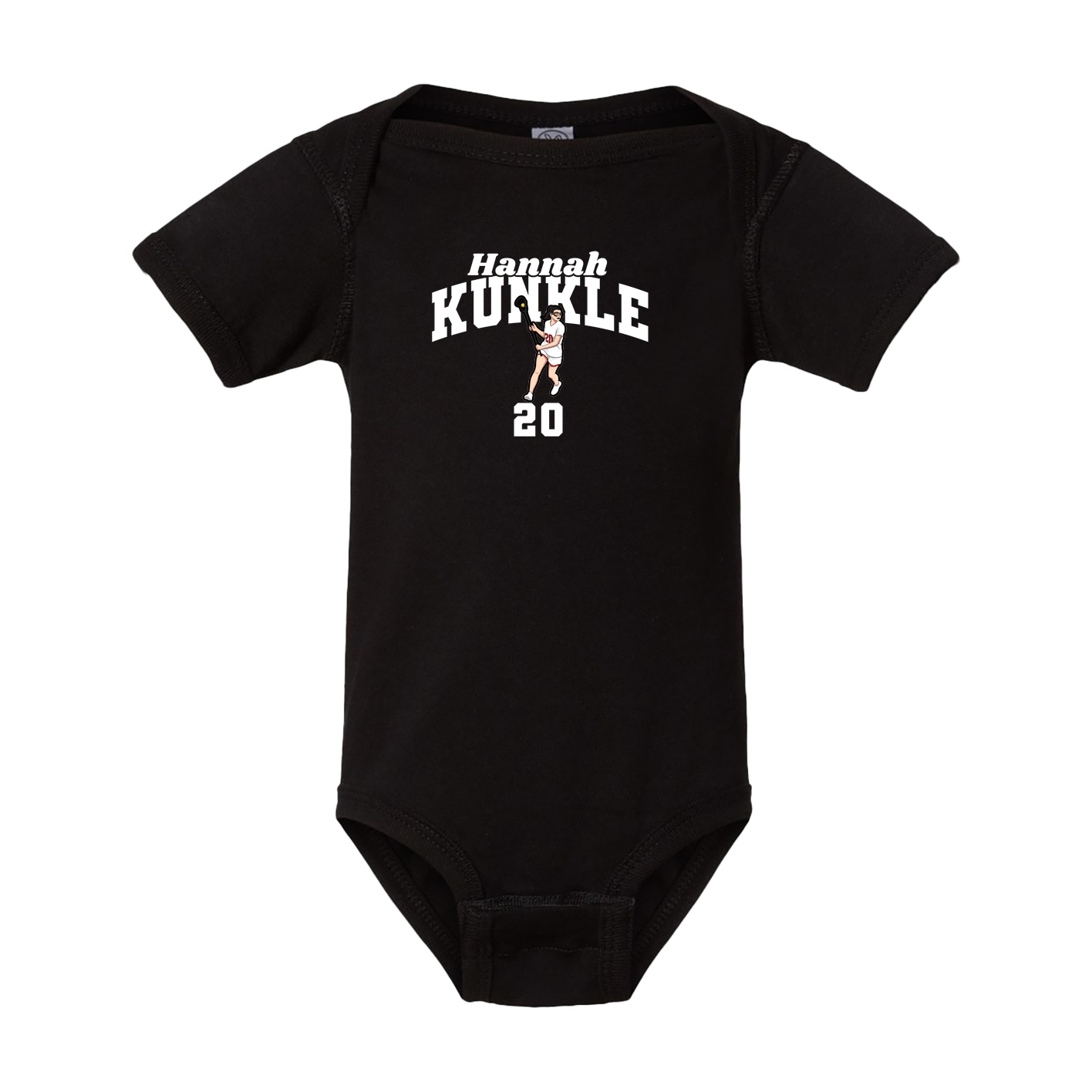 Baby Onesie — Signature Arch in Black