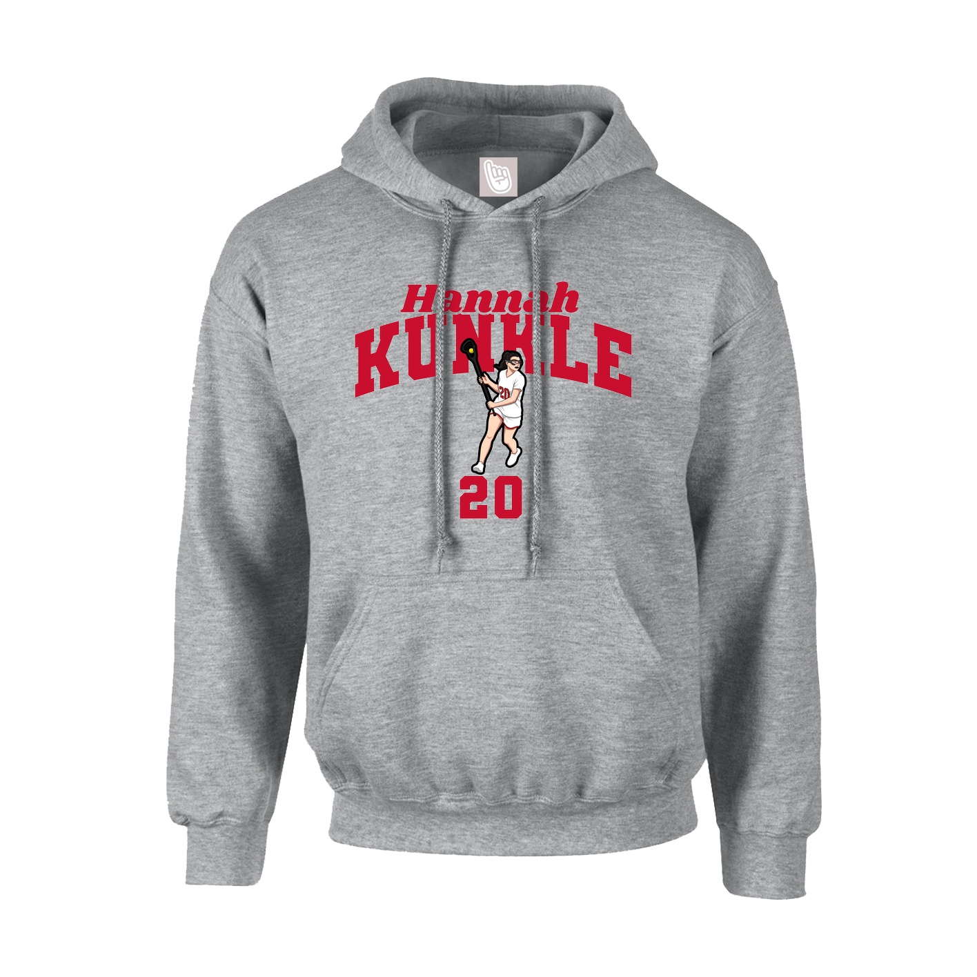 Hoodie — Signature Arch in Grey