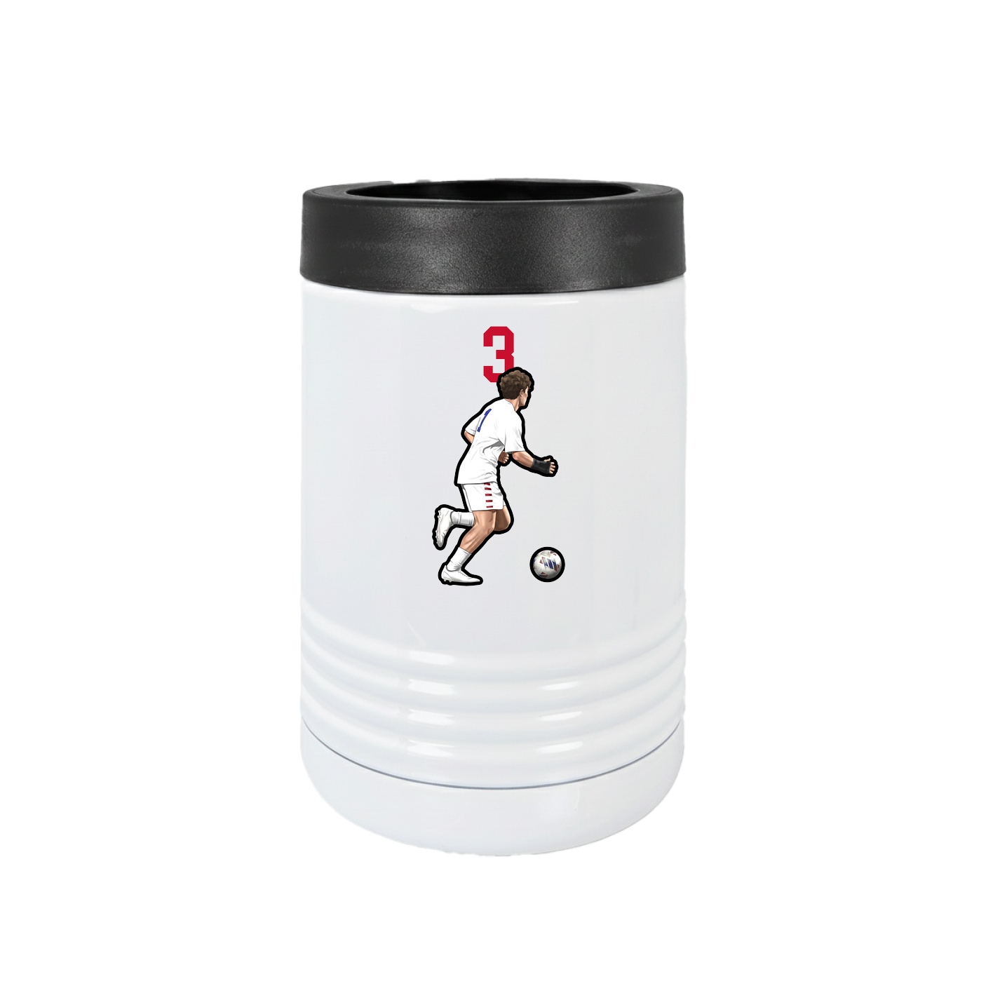 Beverage Holder — Number Top in White