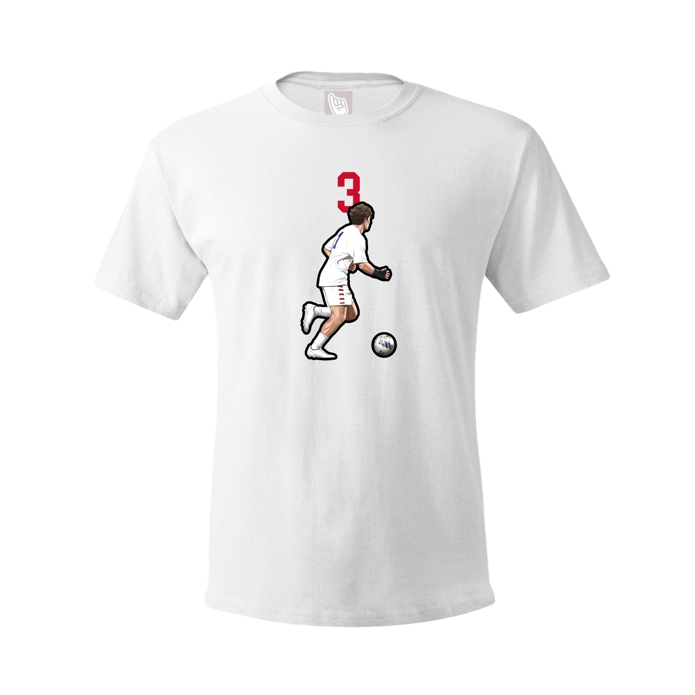 Tee — Number Top in White