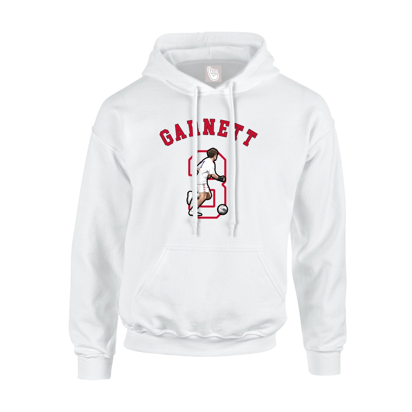 Hoodie — Shirsey Arch in White