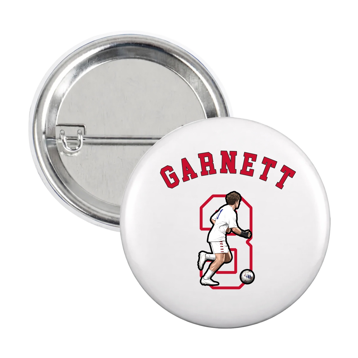 Game Day Button — Shirsey Arch in White