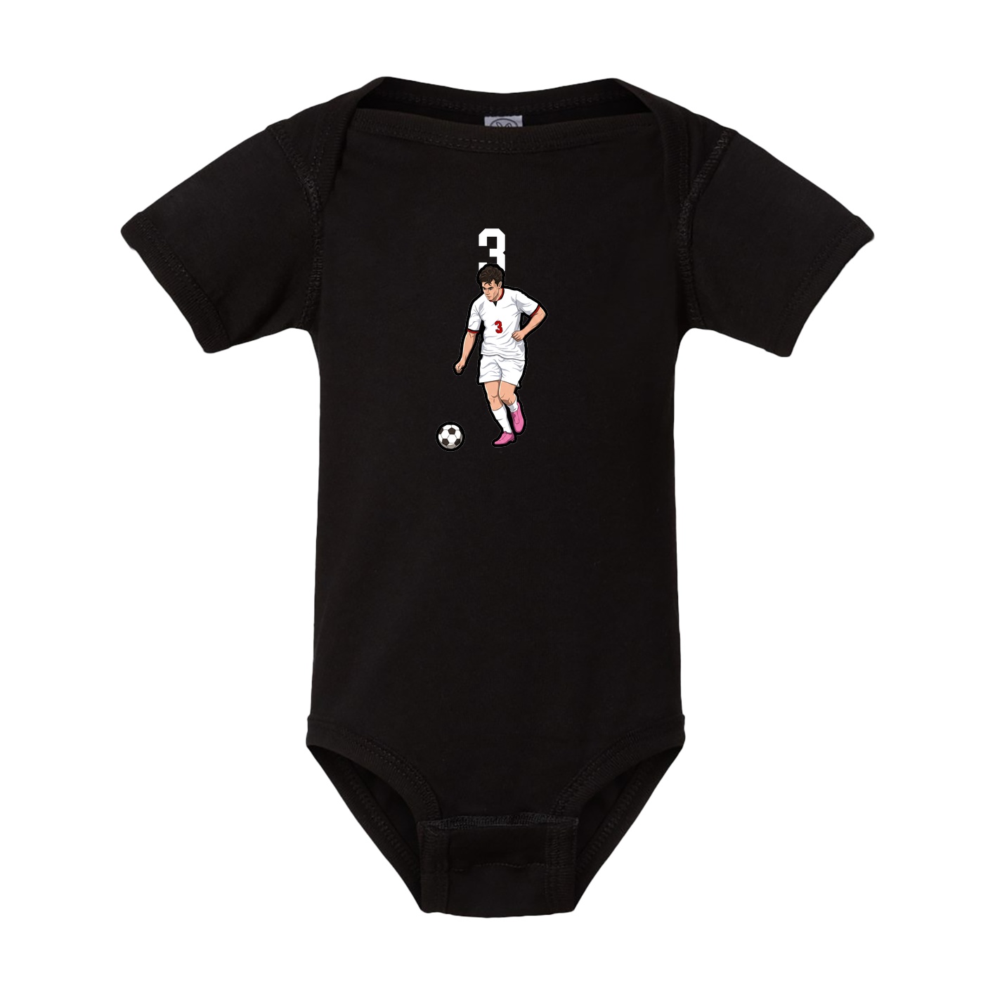Baby Onesie — Number Top in Black