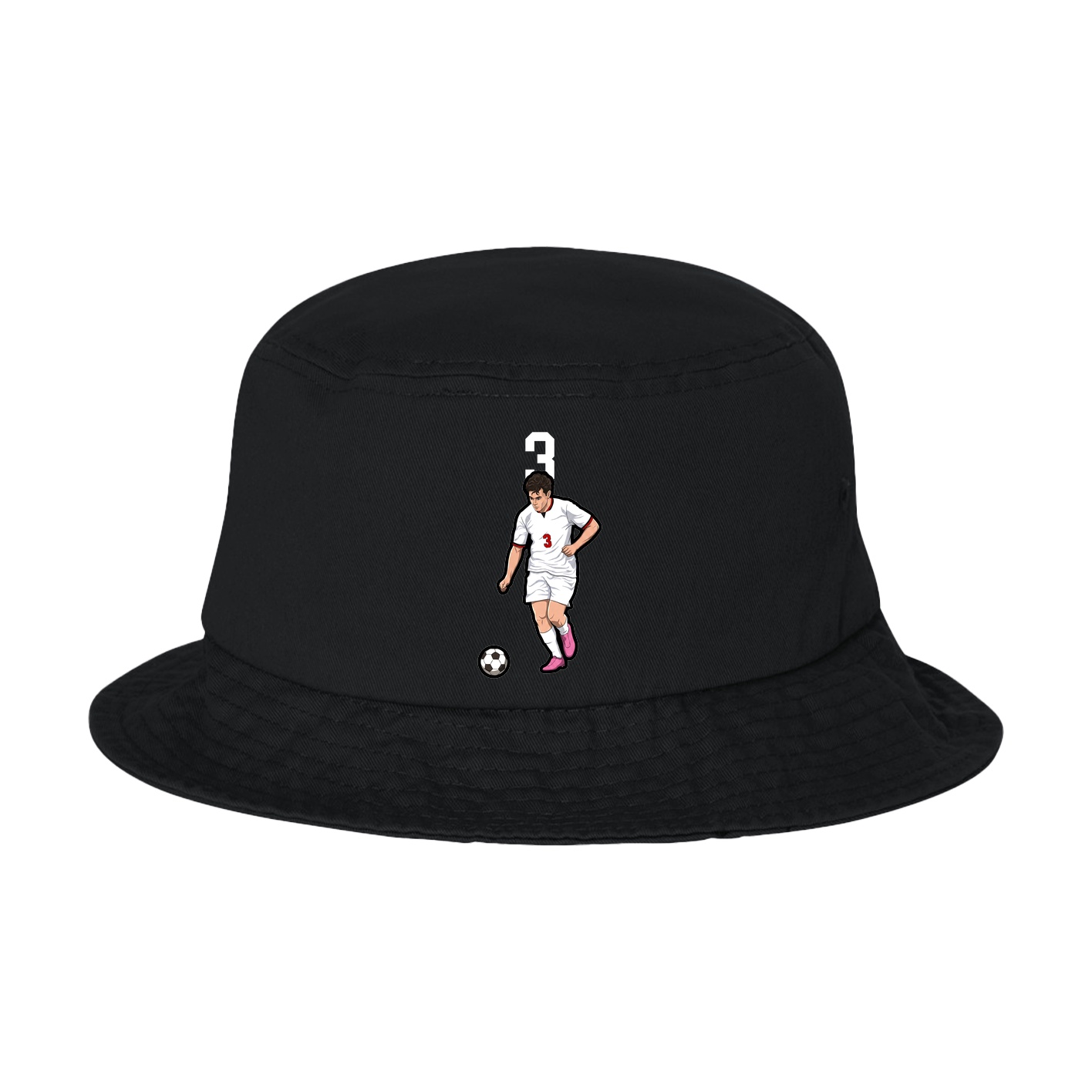 Bucket Cap — Number Top in Black