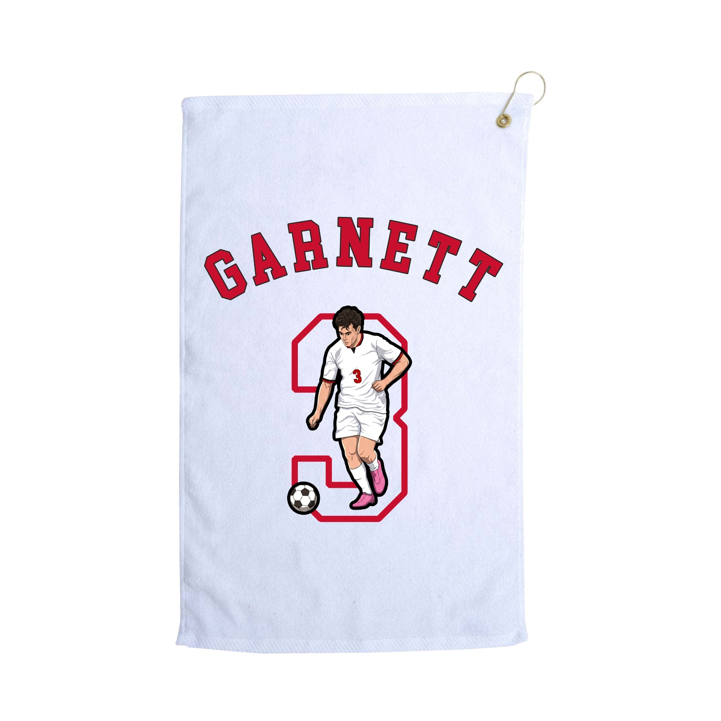 Golf Towel — Shirsey Arch in White