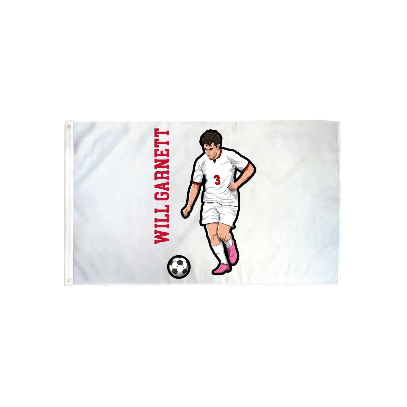 3x5 Flag — Name Vertical in Classic