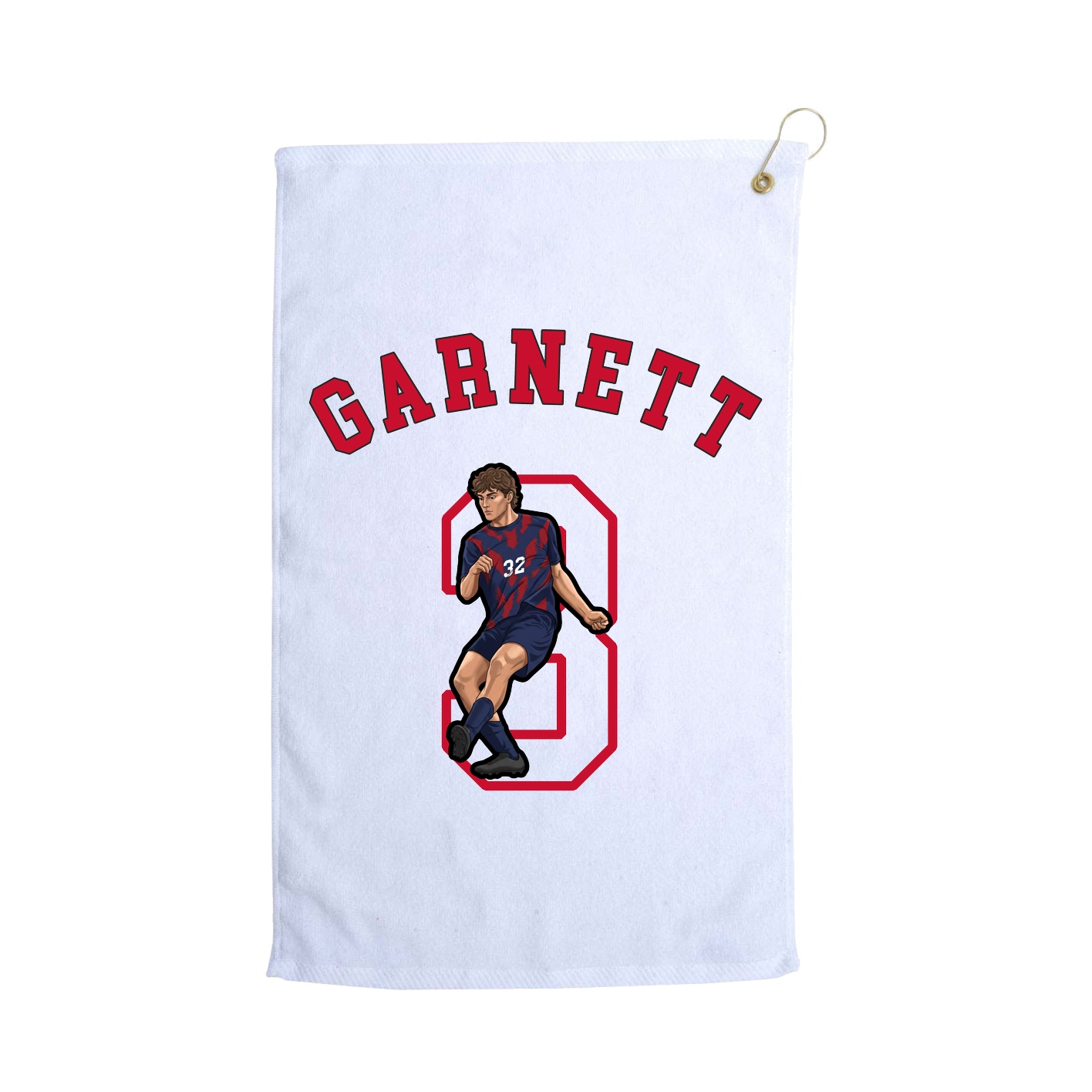 Golf Towel — Shirsey Arch in White