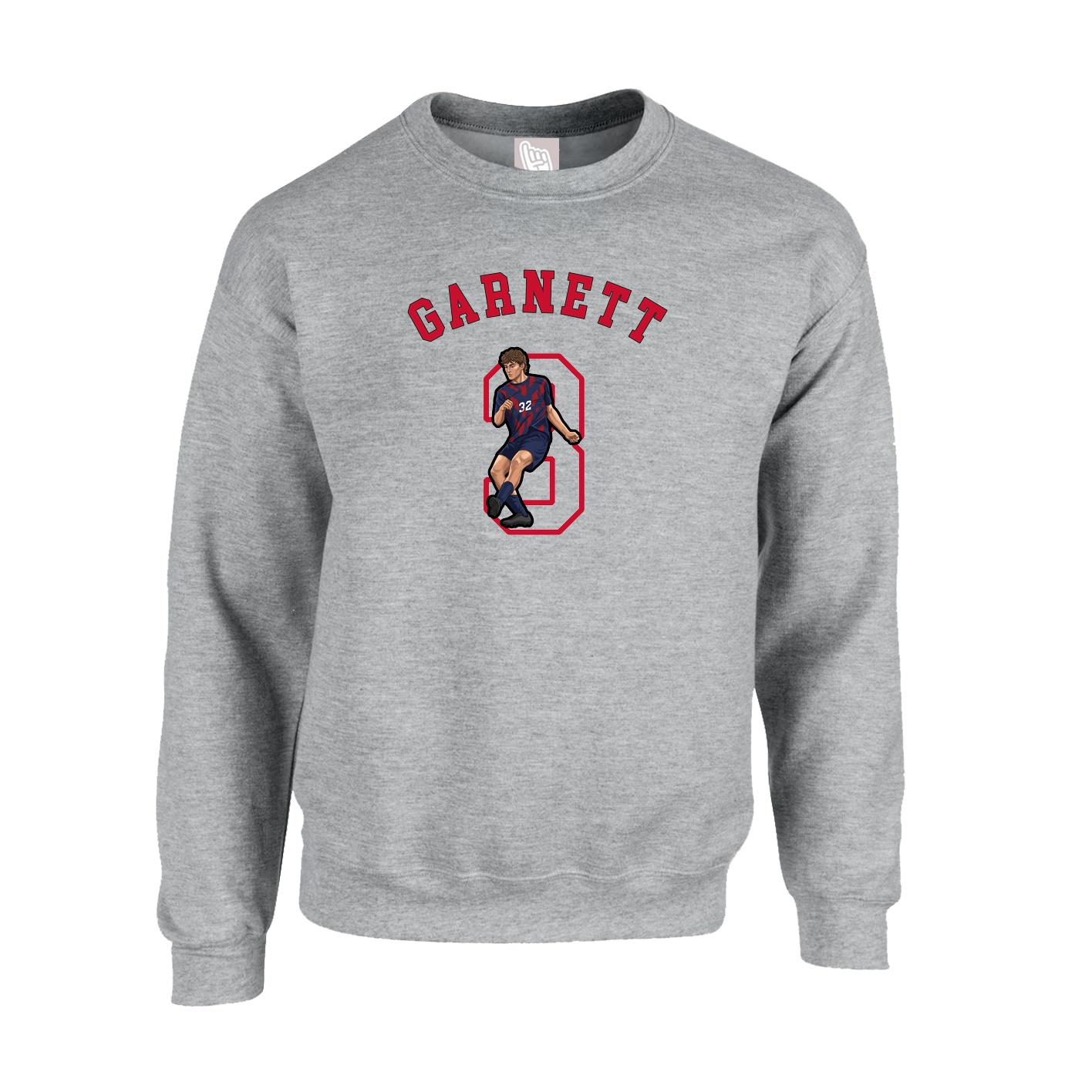Fleece Crew — Shirsey Arch in Grey