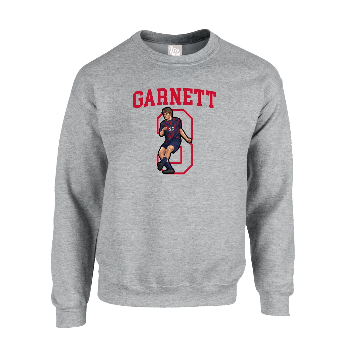 Fleece Crew — Shirsey in Grey