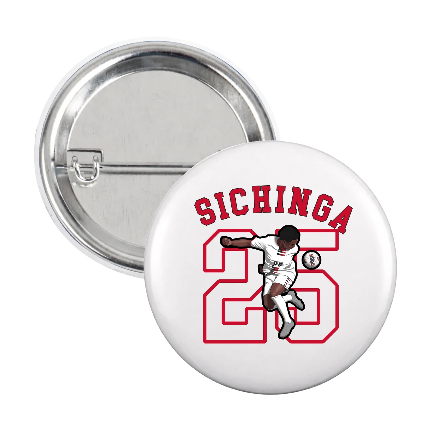 Game Day Button — Shirsey Arch in White