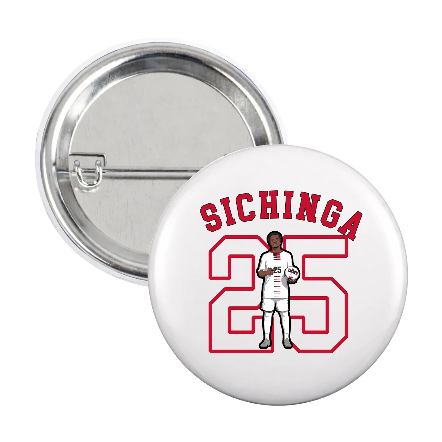 Game Day Button — Shirsey Arch in White