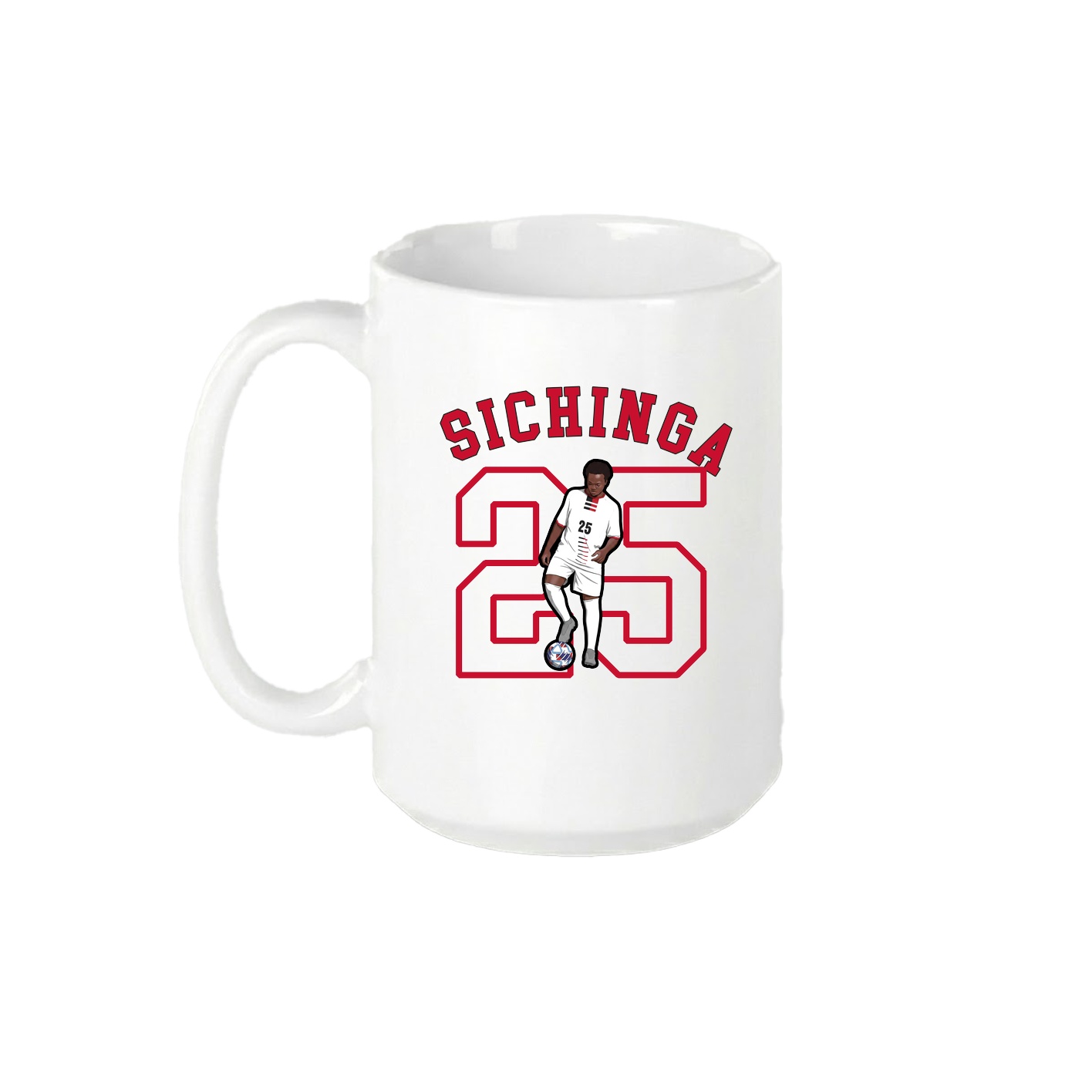 15oz Coffee Mug — Shirsey Arch in White