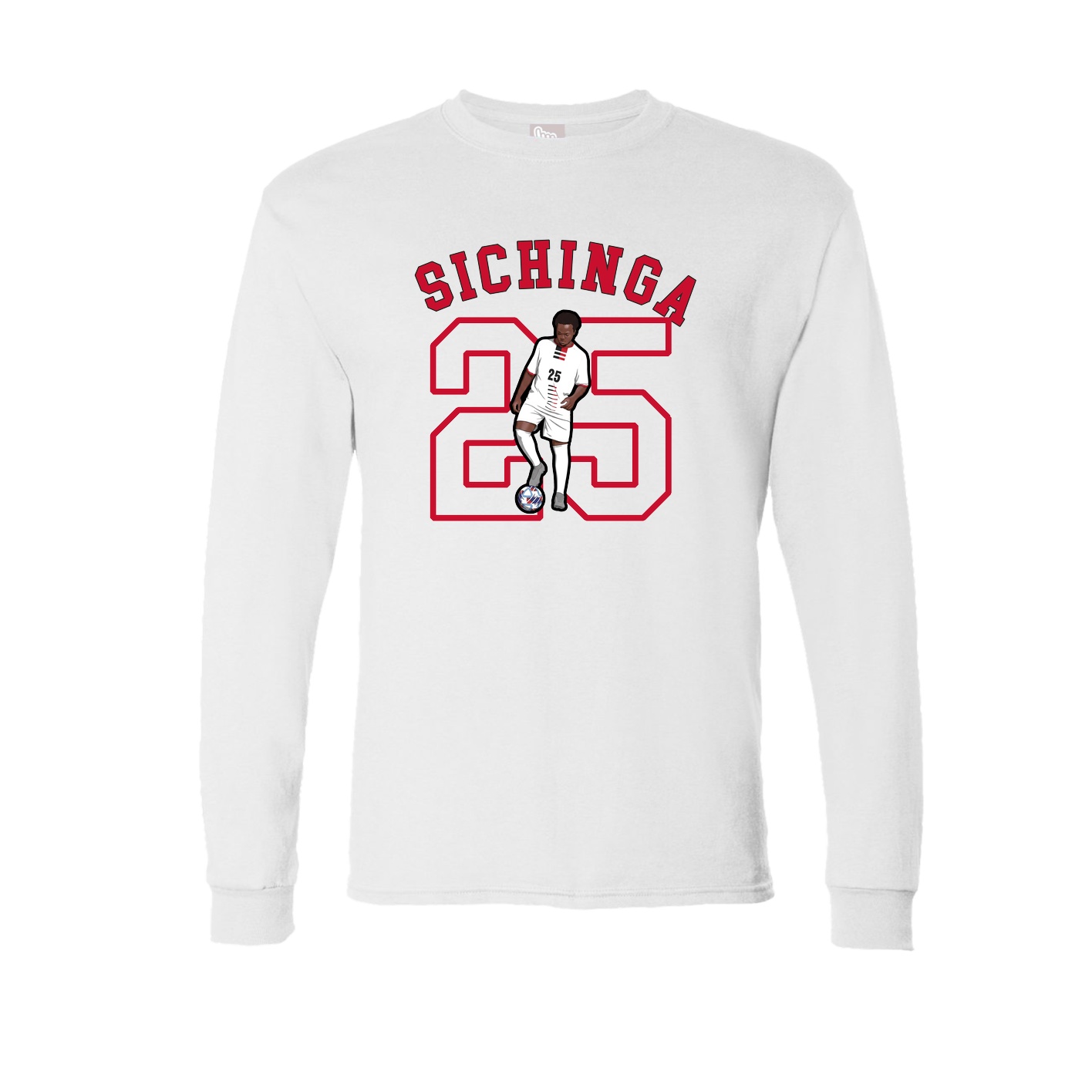 Long Sleeve Tee — Shirsey Arch in White