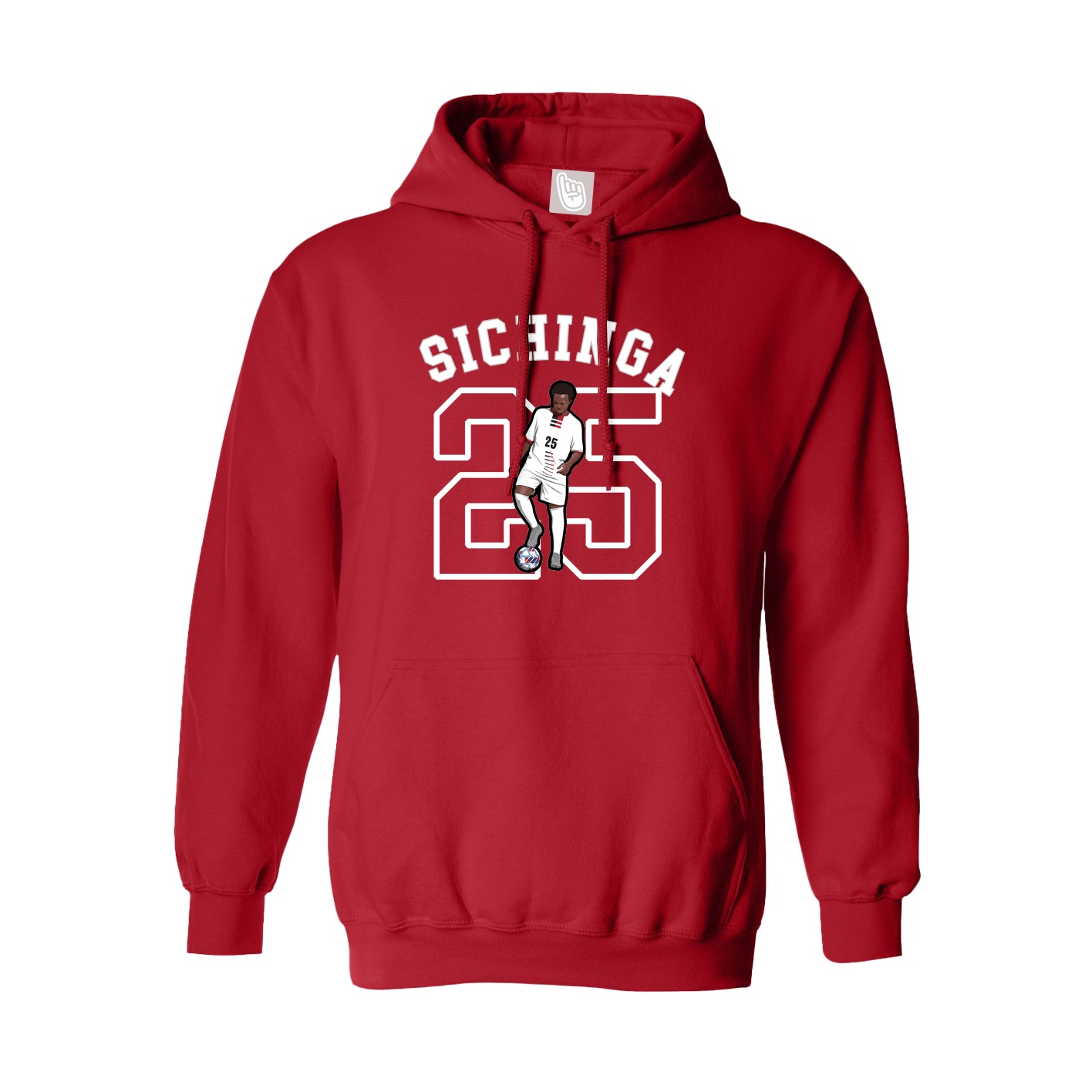 Youth Hoodie — Shirsey Arch in Red