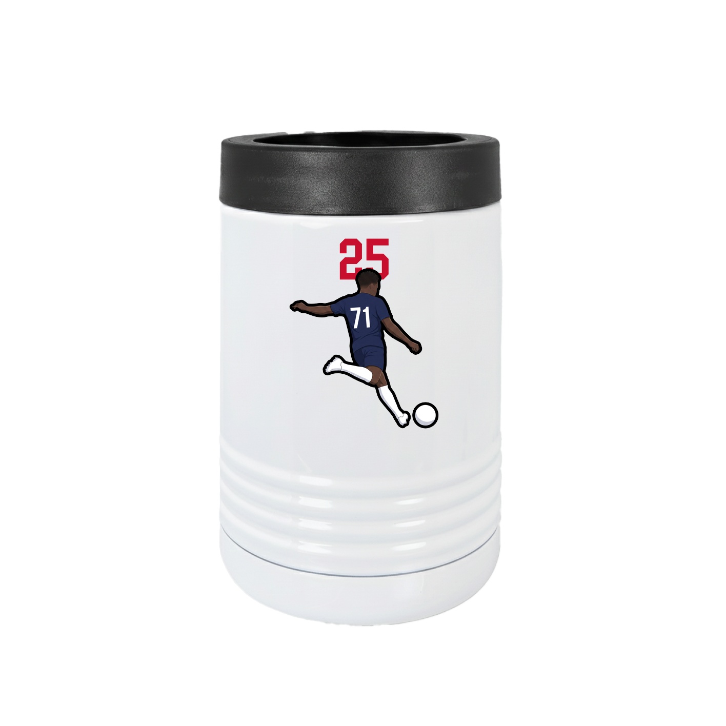 Beverage Holder — Number Top in White