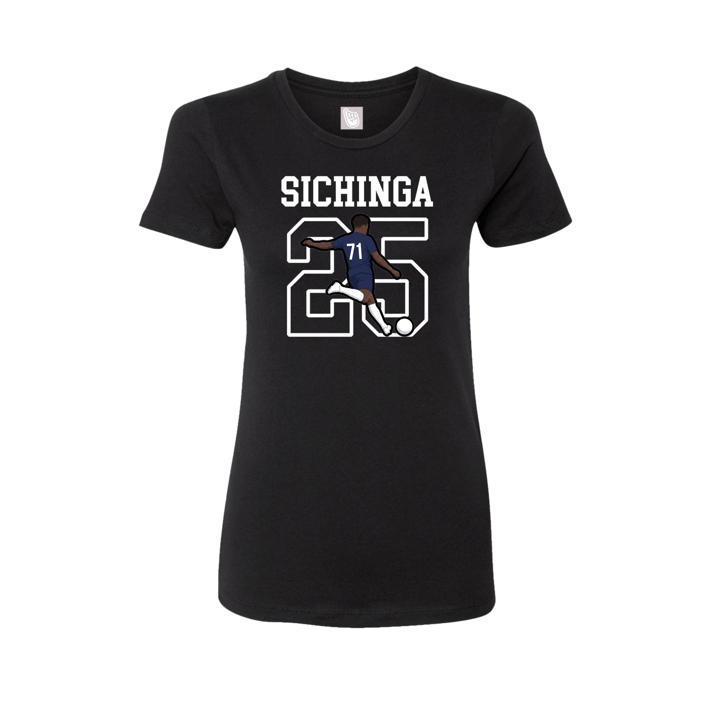 Fitted Women's Tee — Shirsey in Black