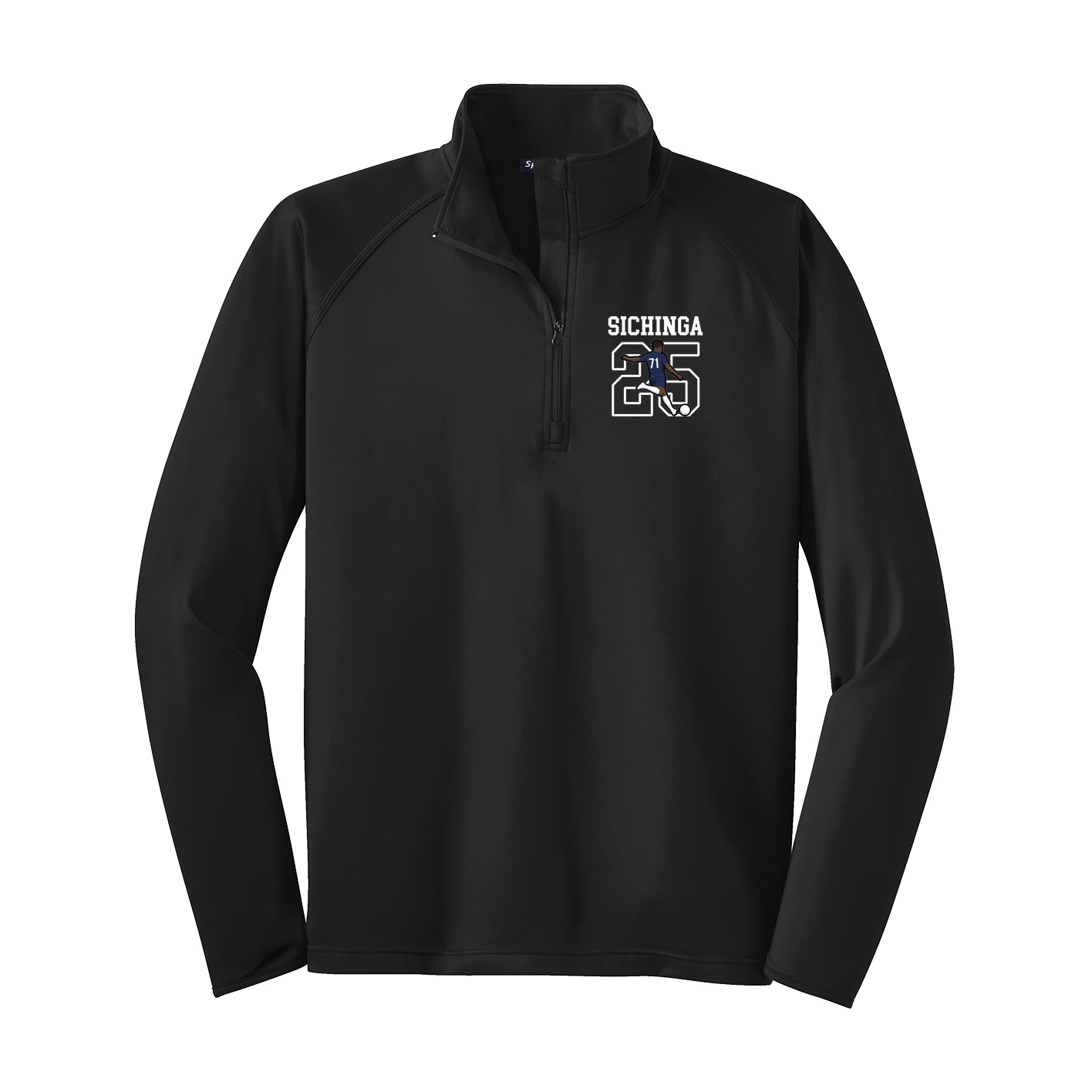 Q-Zip Pullover — Shirsey in Black