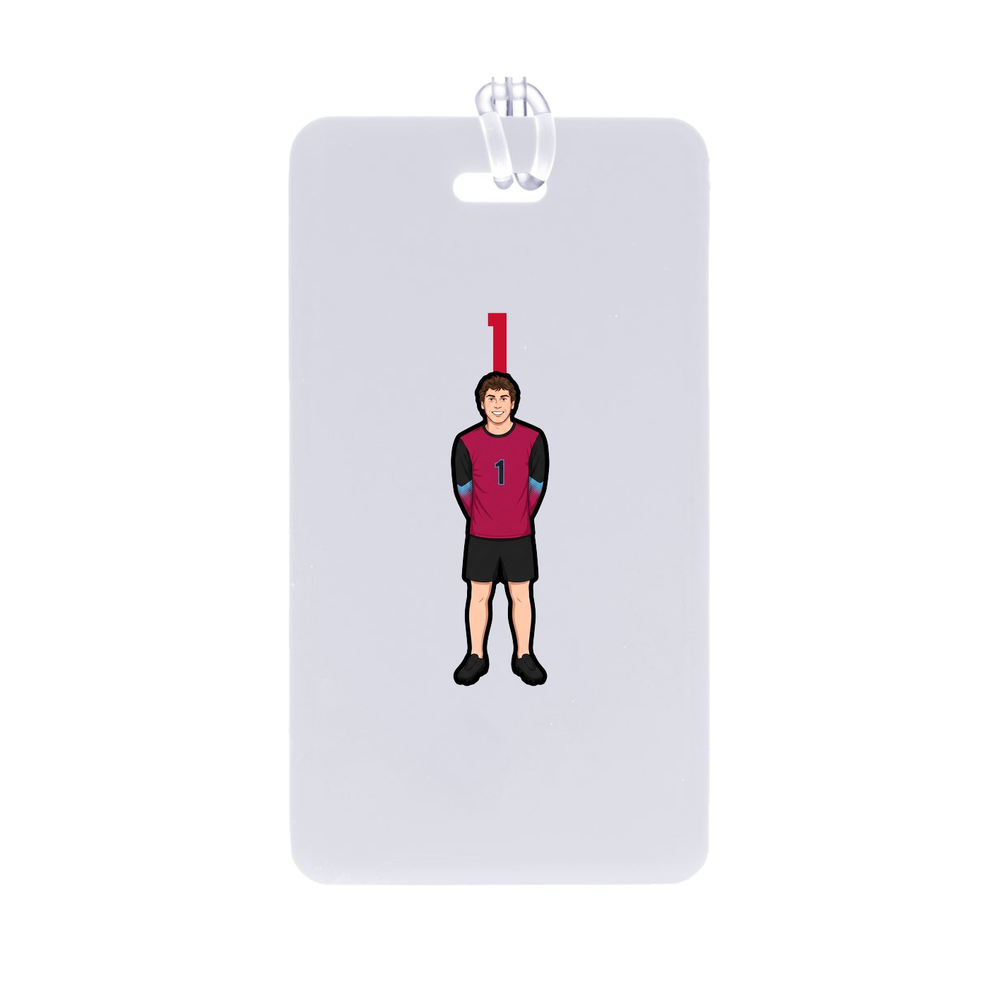 Bag Tag — Number Top in Classic
