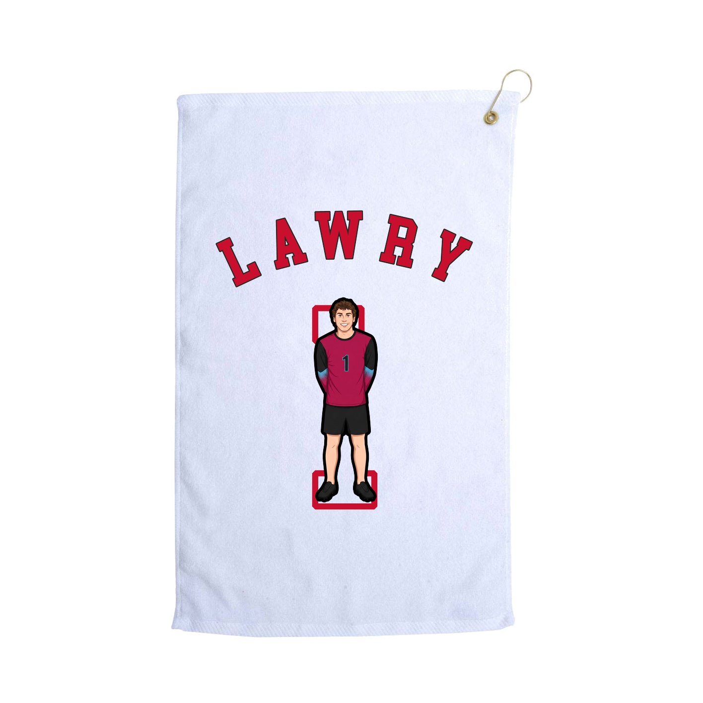 Golf Towel — Shirsey Arch in White