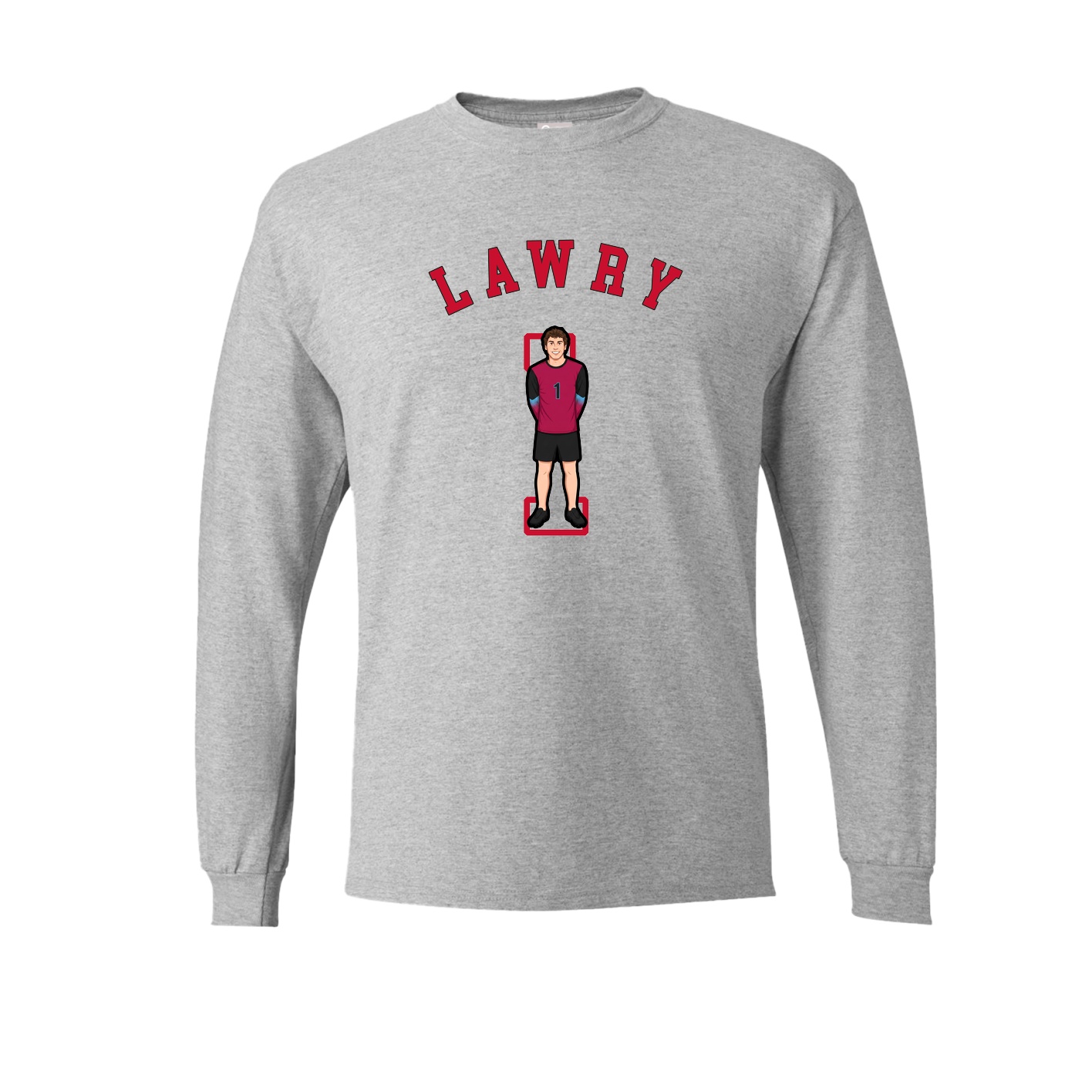 Long Sleeve Tee — Shirsey Arch in Grey